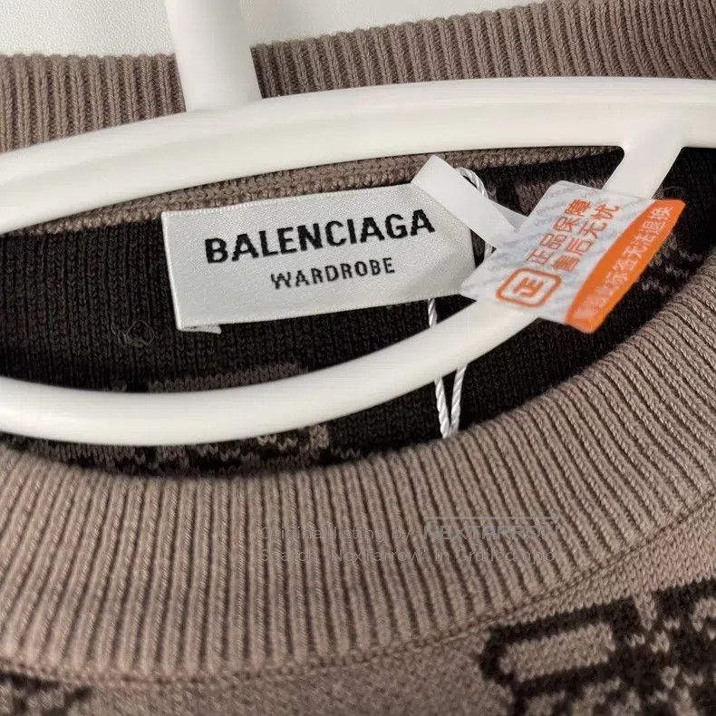 Balenciaga Balenciaga Gray Woolen Sweater Size US S / EU 44-46 / 1 - 3 Thumbnail
