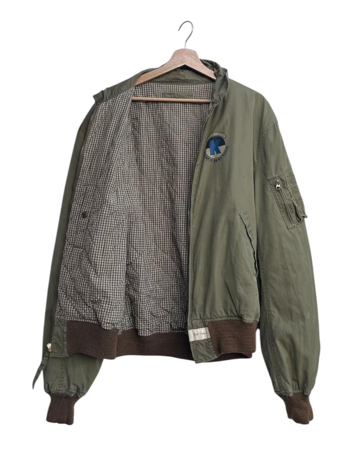 Japanese Brand × Karl Helmut × Vintage Vintage Karl Helmut Flight Jacket Size US L / EU 52-54 / 3 - 4 Thumbnail
