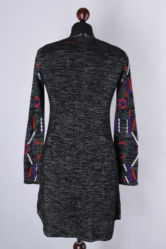 Desigual Women's Desigual Colorful Knit Pattern Dress Size XS Size XS / US 0-2 / IT 36-38 - 3 Thumbnail