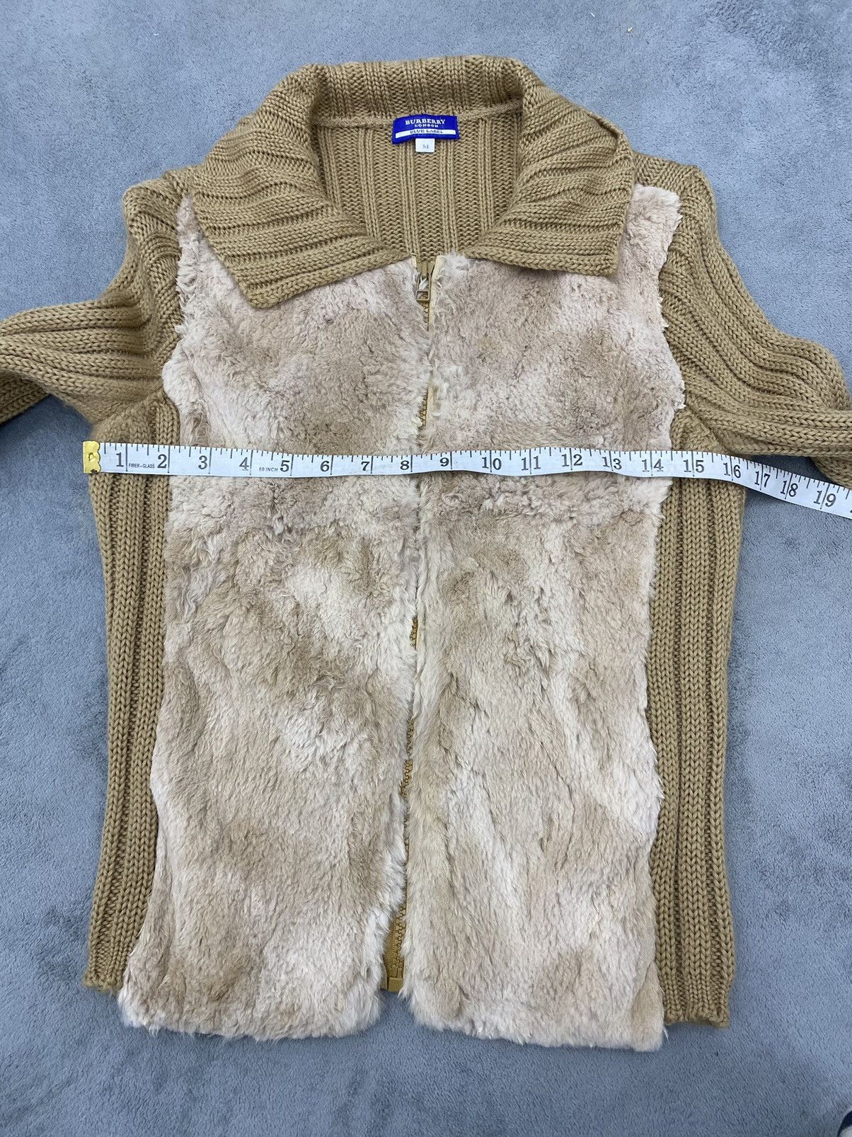Burberry (N) BURBERRY CARDIGAN KNIT FUR Size M / US 6-8 / IT 42-44 - 14 Thumbnail