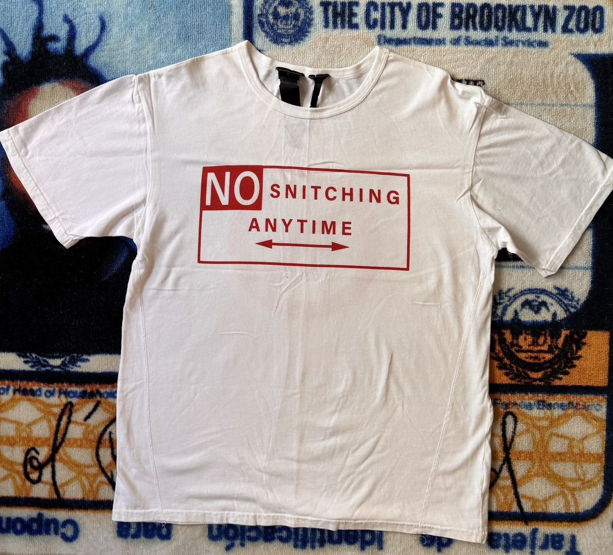 Vlone VLone No Snitching T-Shirt Size US L / EU 52-54 / 3 - 2 Thumbnail
