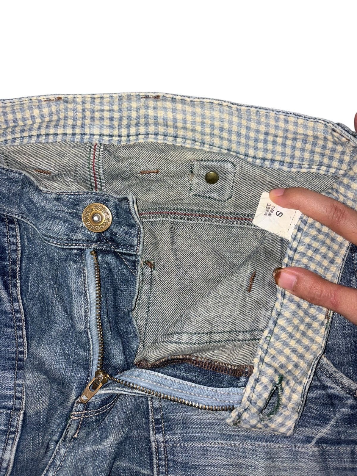 Marithe + Francois Girbaud Vintage Japanese Brand Buckle Back Carpenter Baggy Jeans Size 28" / US 6 / IT 42 - 5 Thumbnail