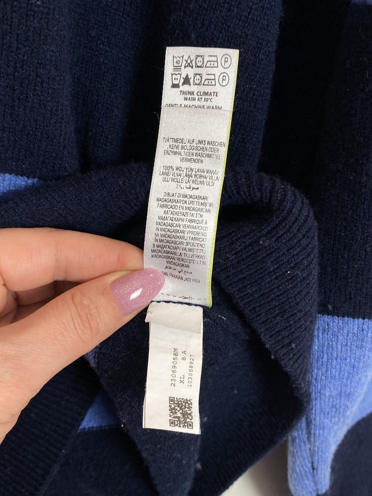 Marks & Spencer Mark & Spancer Fine Merino Wool Long Sleeve Men’s Size XL Size US XL / EU 56 / 4 - 7 Thumbnail