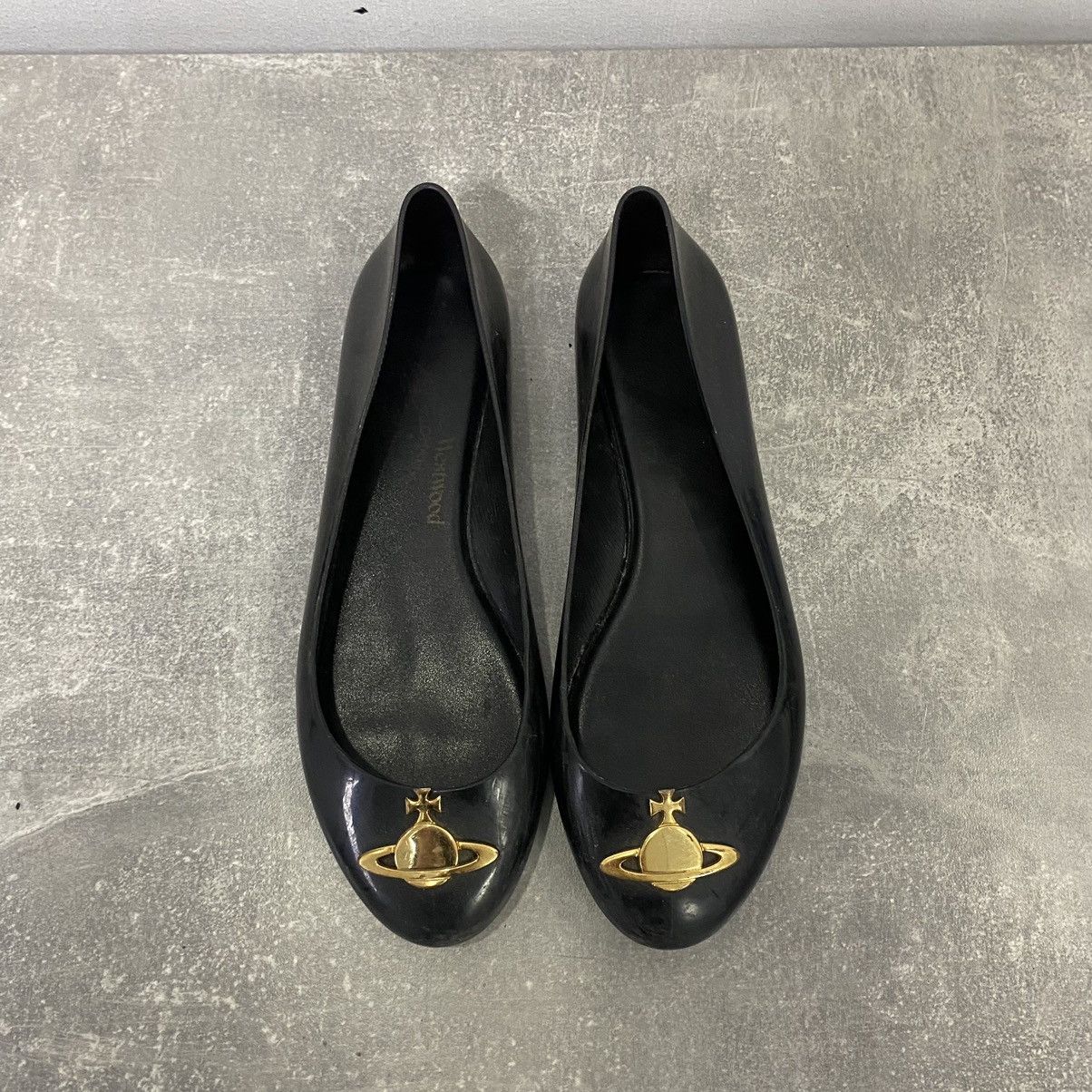 Melissa × Vivienne Westwood Vintage Vivienne Westwood Melissa Flats Anglomania Balet Size US 10.5 / IT 40.5 - 2 Thumbnail