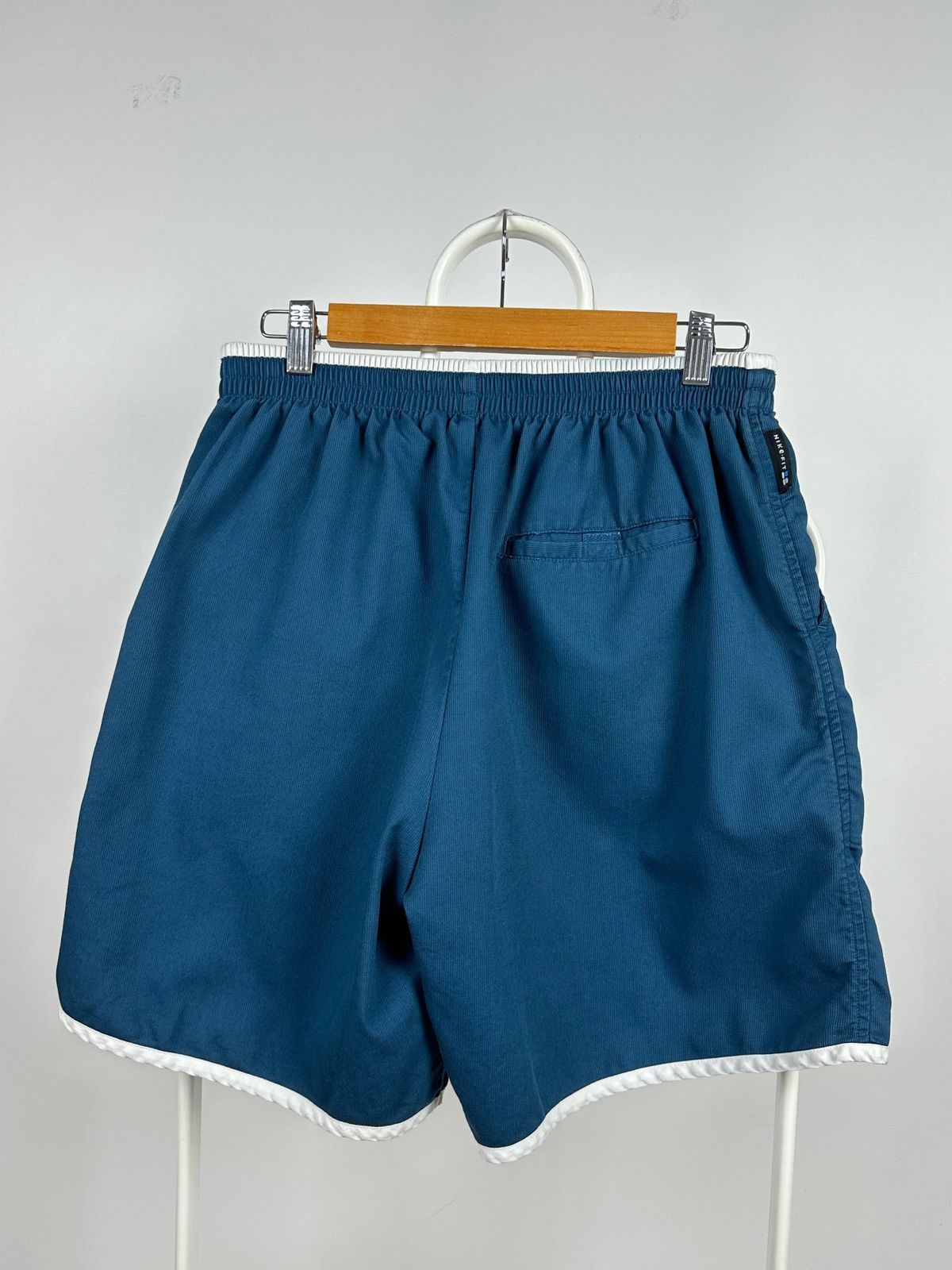 Nike 90s Vintage Nike Tennis Court Navy Shorts Andre Agassi Size US 32 / EU 48 - 2 Thumbnail
