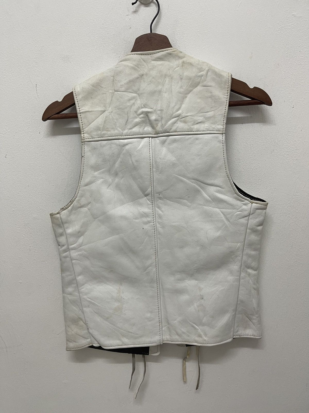 Schott Vintage SCHOTT NYC Leather Vest USA Made Size US S / EU 44-46 / 1 - 4 Thumbnail