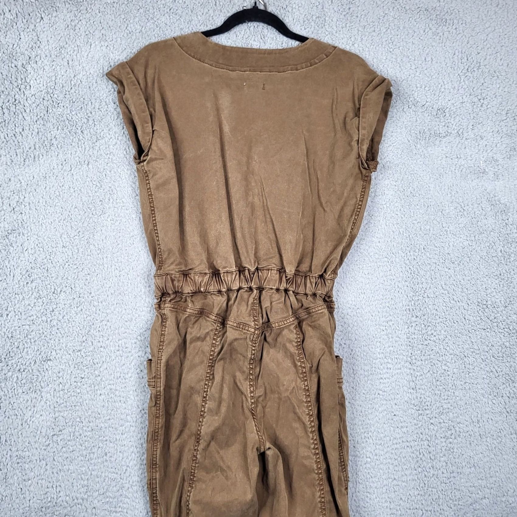 Splendid Mary Lawless Lee X Splendid Utility Zipper V-Neck Rompers & Jumpsuits Size XS Size 26" / US 2 / IT 38 - 6 Thumbnail