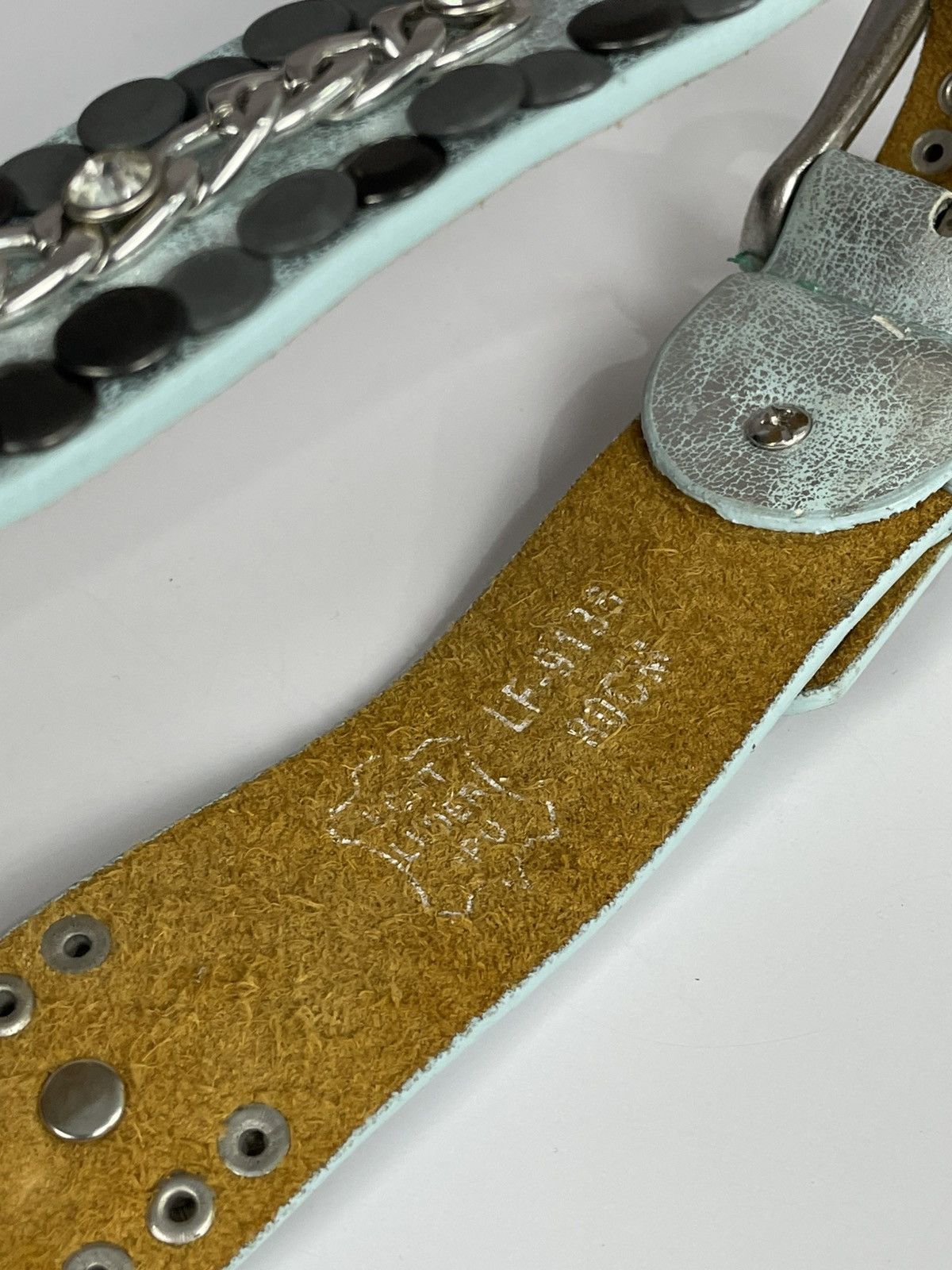 Hysteric Glamour × If Six Was Nine Rhinestone belt B.B. Simons styled Y2K Archive Leather belt Size ONE SIZE - 9 Thumbnail