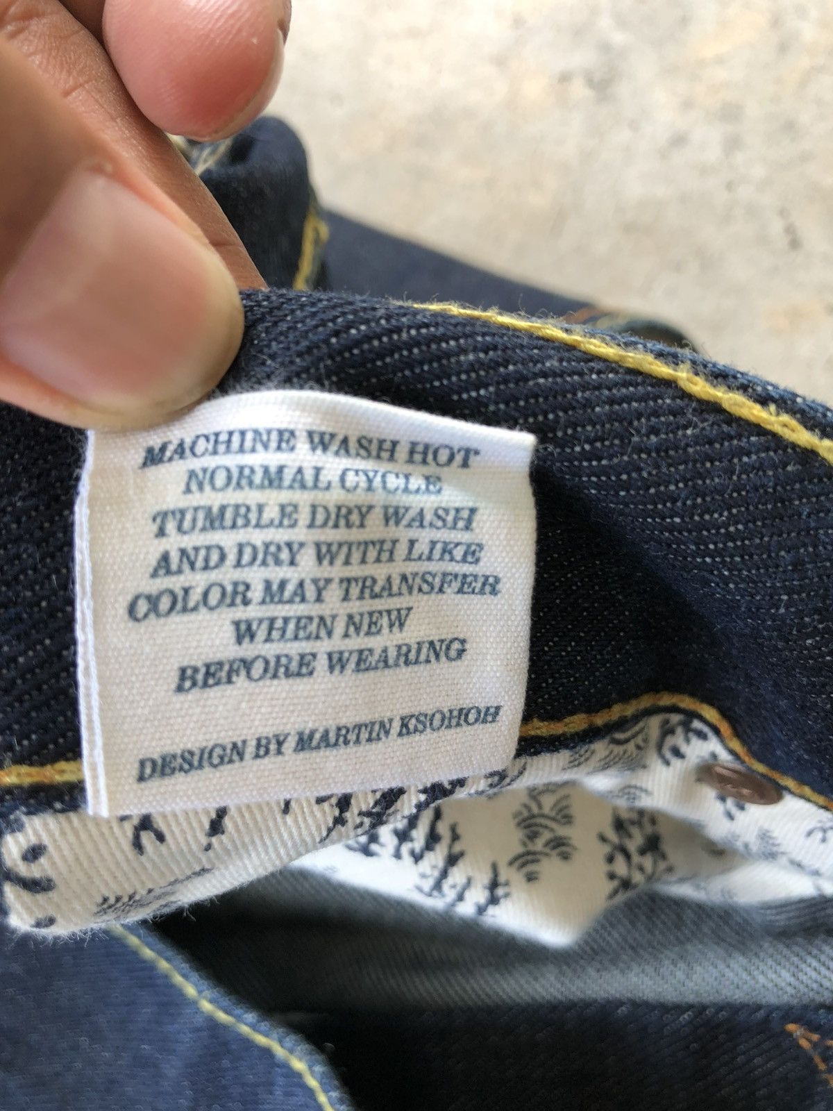 RMC Jeans Red Monkey Company Embroidered Jeans Selvedge Denim Size US 36 / EU 52 - 22 Thumbnail