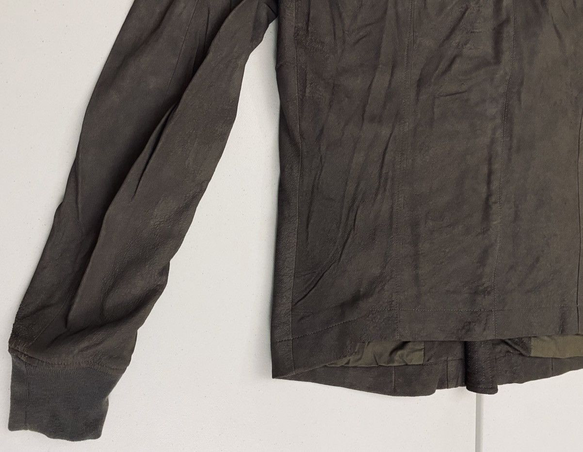 Rick Owens Rick Owens Blistered Lamb High Neck Intarsia DNA Dust Jacket Size US L / EU 52-54 / 3 - 8 Thumbnail
