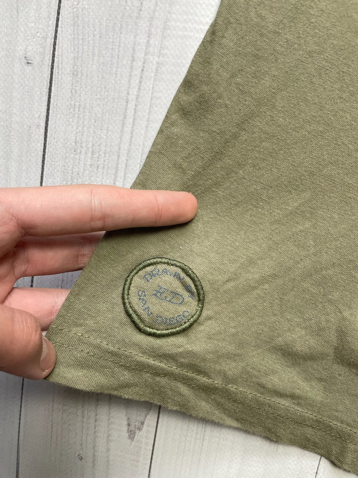 Ed Hardy × Vintage Vintage Ed Hardy Pantera logo tee size L khaki Size US L / EU 52-54 / 3 - 4 Thumbnail