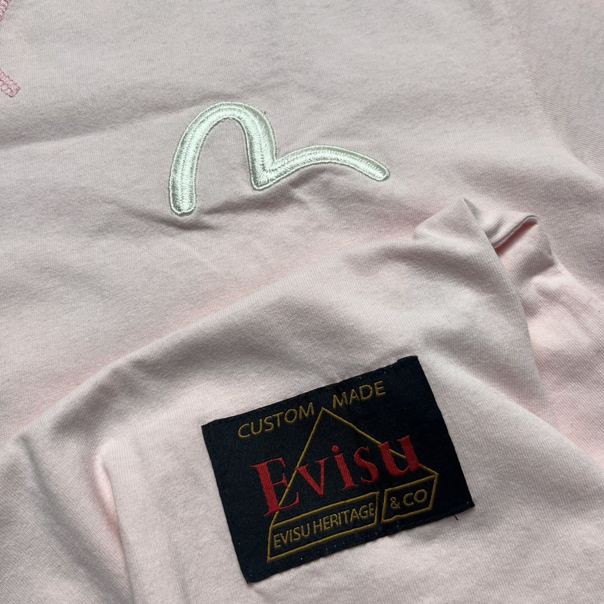 Evisu evisu maniac biglogo tshirt pink Size US M / EU 48-50 / 2 - 5 Thumbnail