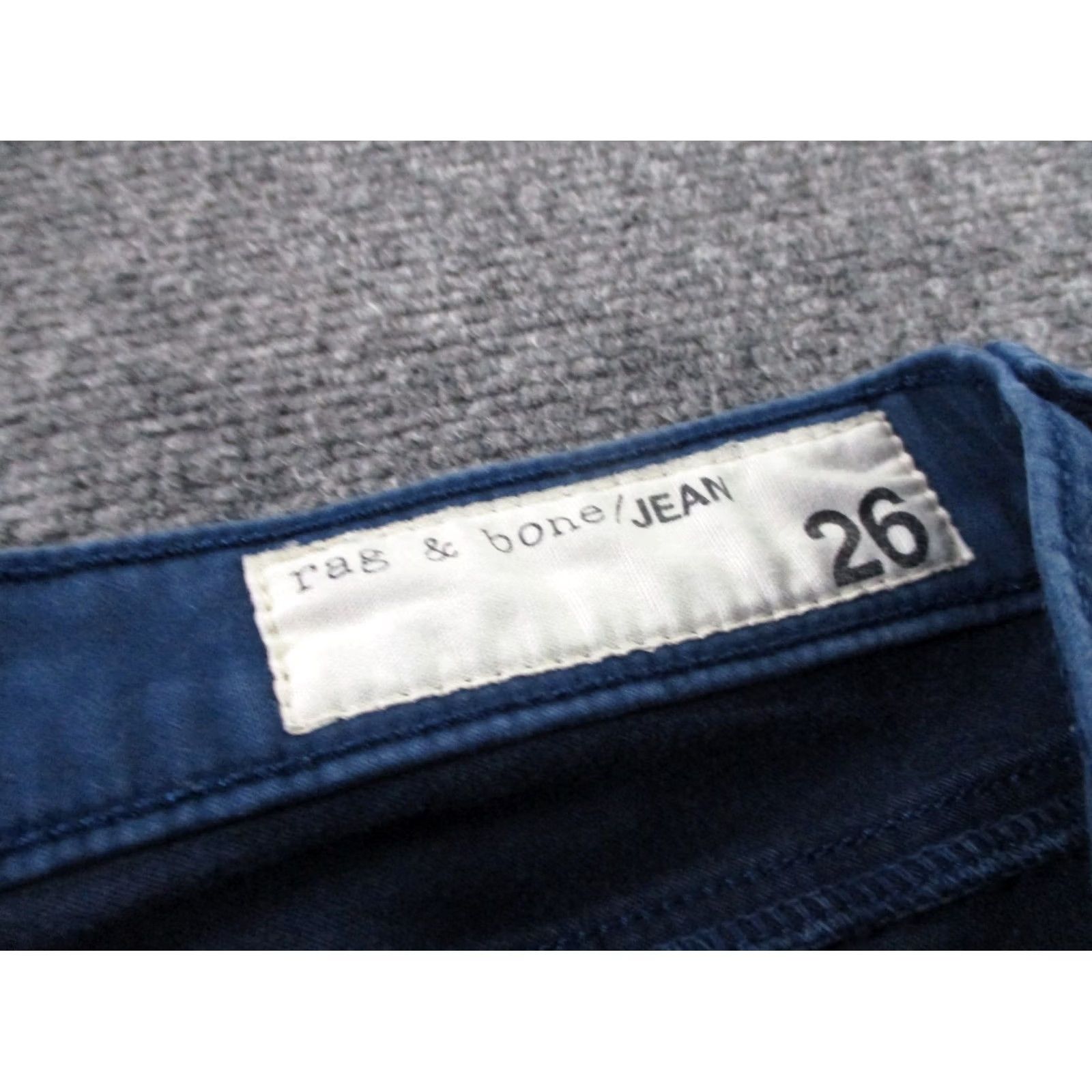 Rag & Bone rag & bone Jeans Womens 26 Blue Denim Straight Skinny Stretch Legging Casual Jeans Size 26" / US 2 / IT 38 - 7 Thumbnail