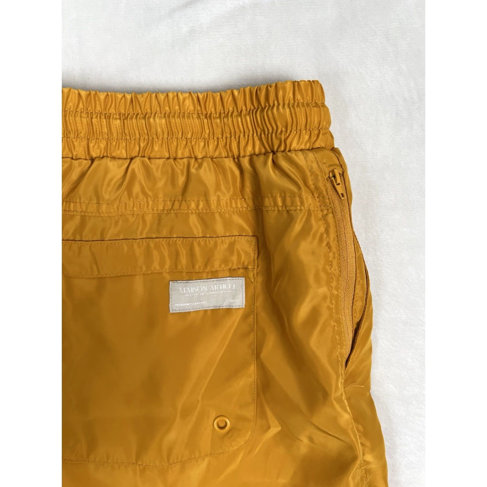 Palace Maison Article Show Palace Athletic Yellow Shorts XL Men Yellow Athletic 90s Beach Outdoor Casual Solid Pattern Size US 36 / EU 52 - 6 Thumbnail