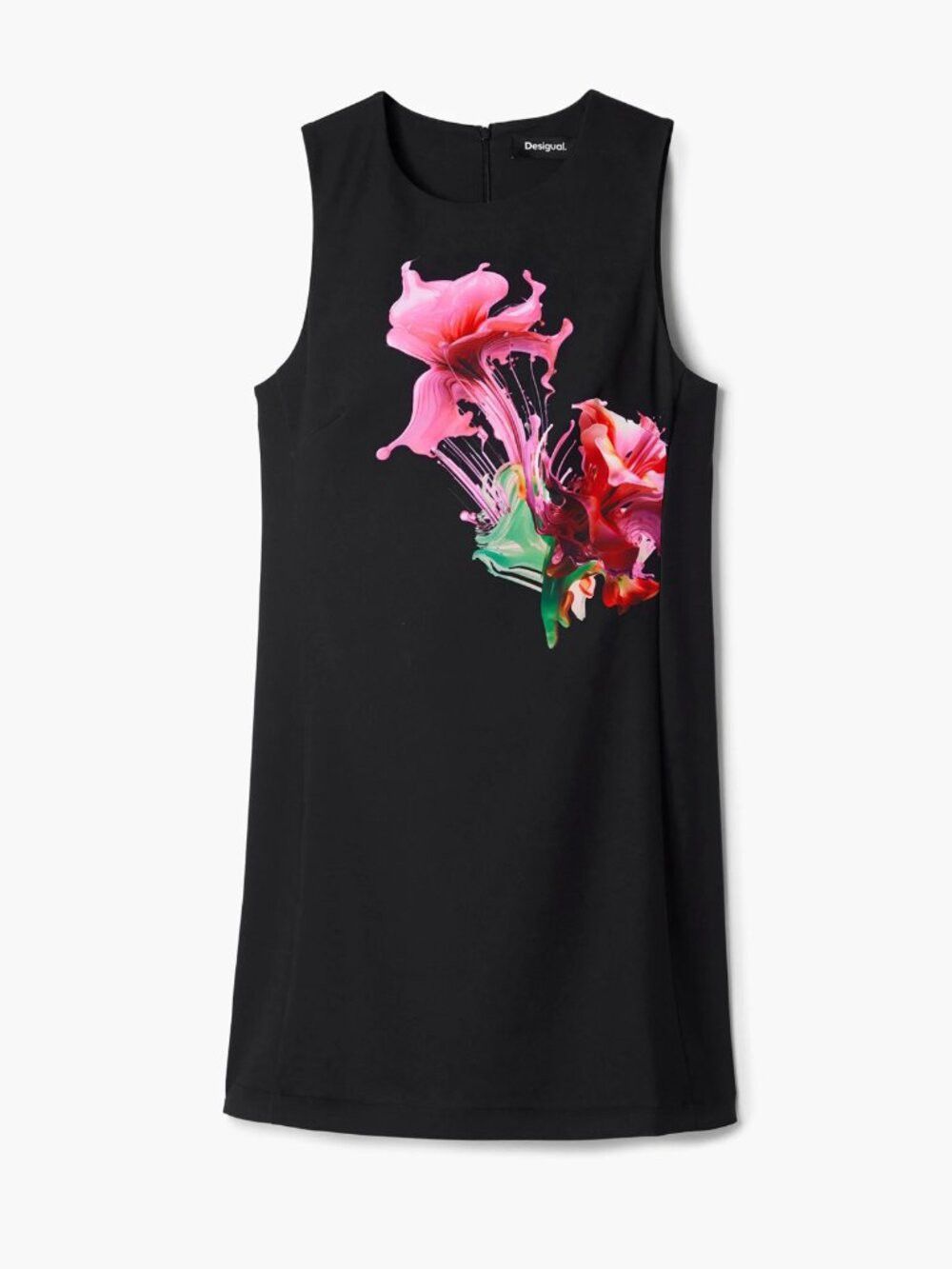 Desigual NWT New Desigual Floral Print Sleeveless Mini Dress Size XS Size XS / US 0-2 / IT 36-38 - 3 Thumbnail