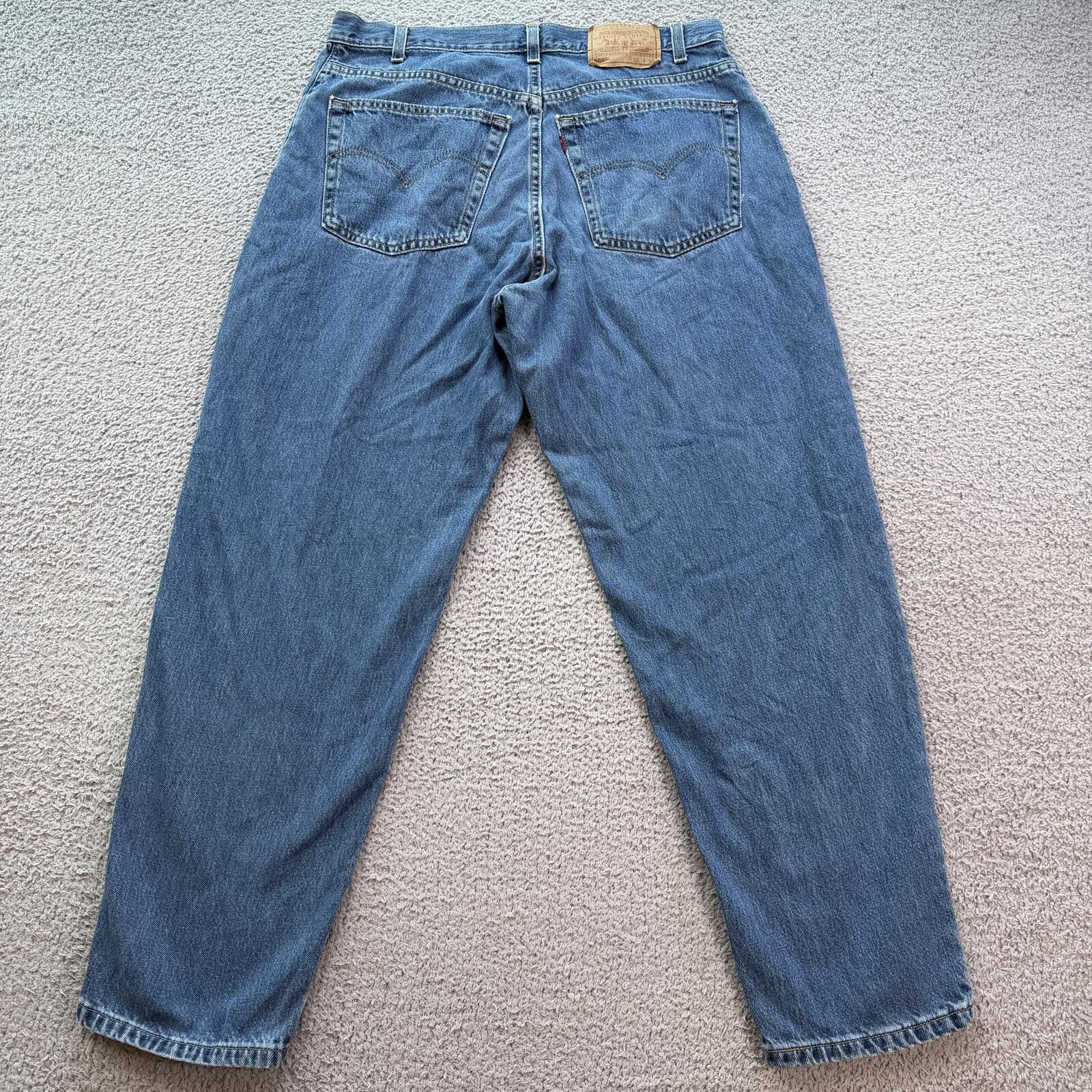 Levi's Vintage Levis 560 Loose Fit Tapered Leg Light Wash Jeans 36 Size US 36 / EU 52 - 2 Thumbnail