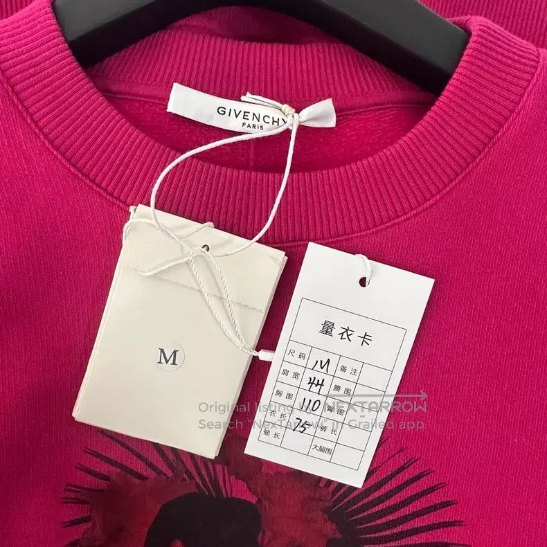 Givenchy Givenchy Round neck printed long-sleeve sweatshirt Size US M / EU 48-50 / 2 - 3 Thumbnail