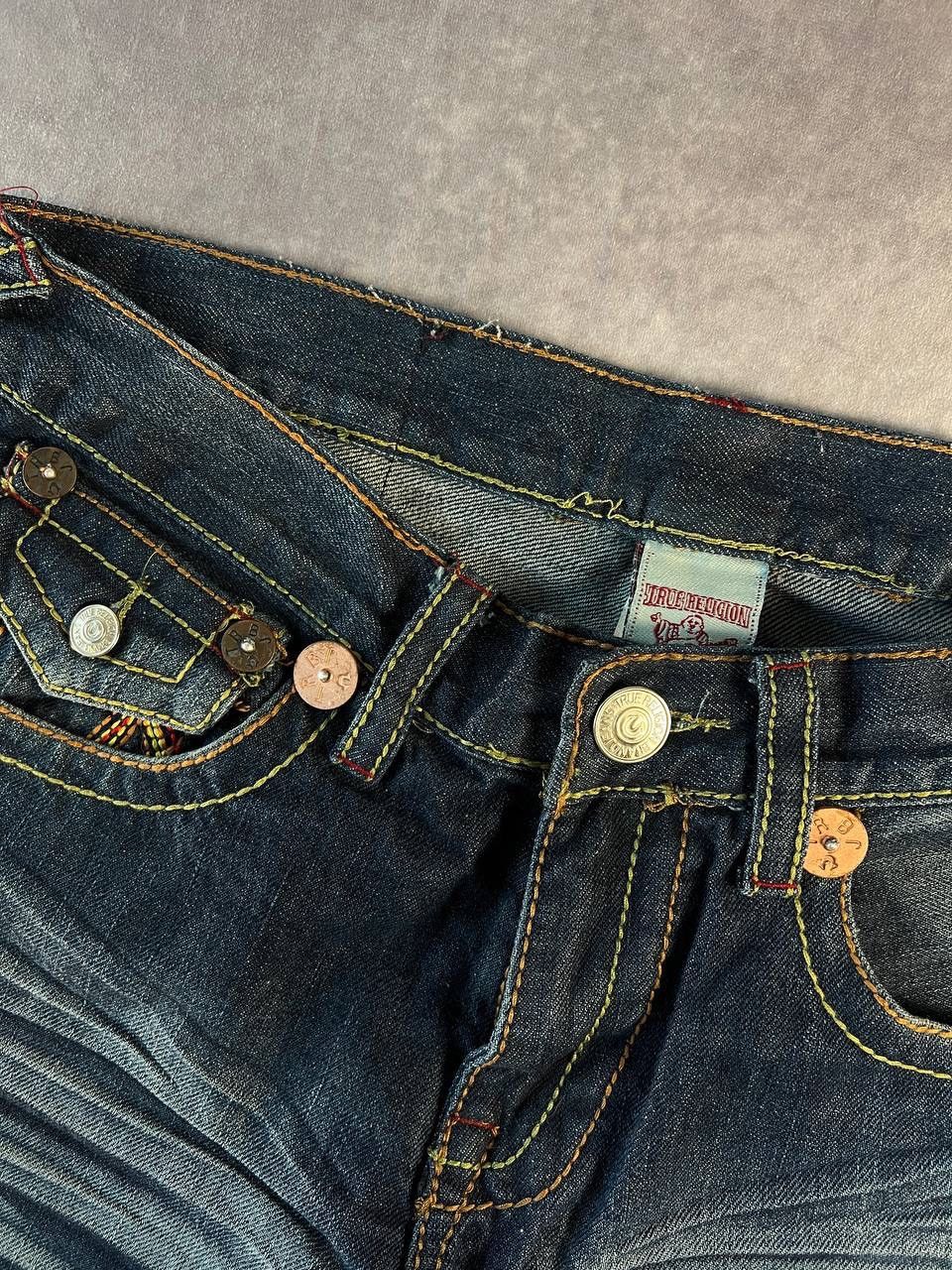 True Religion TRUE RELIGION BILLY SUPER T Whisker Denim Easy Fit 32x33 Size US 32 / EU 48 - 4 Thumbnail