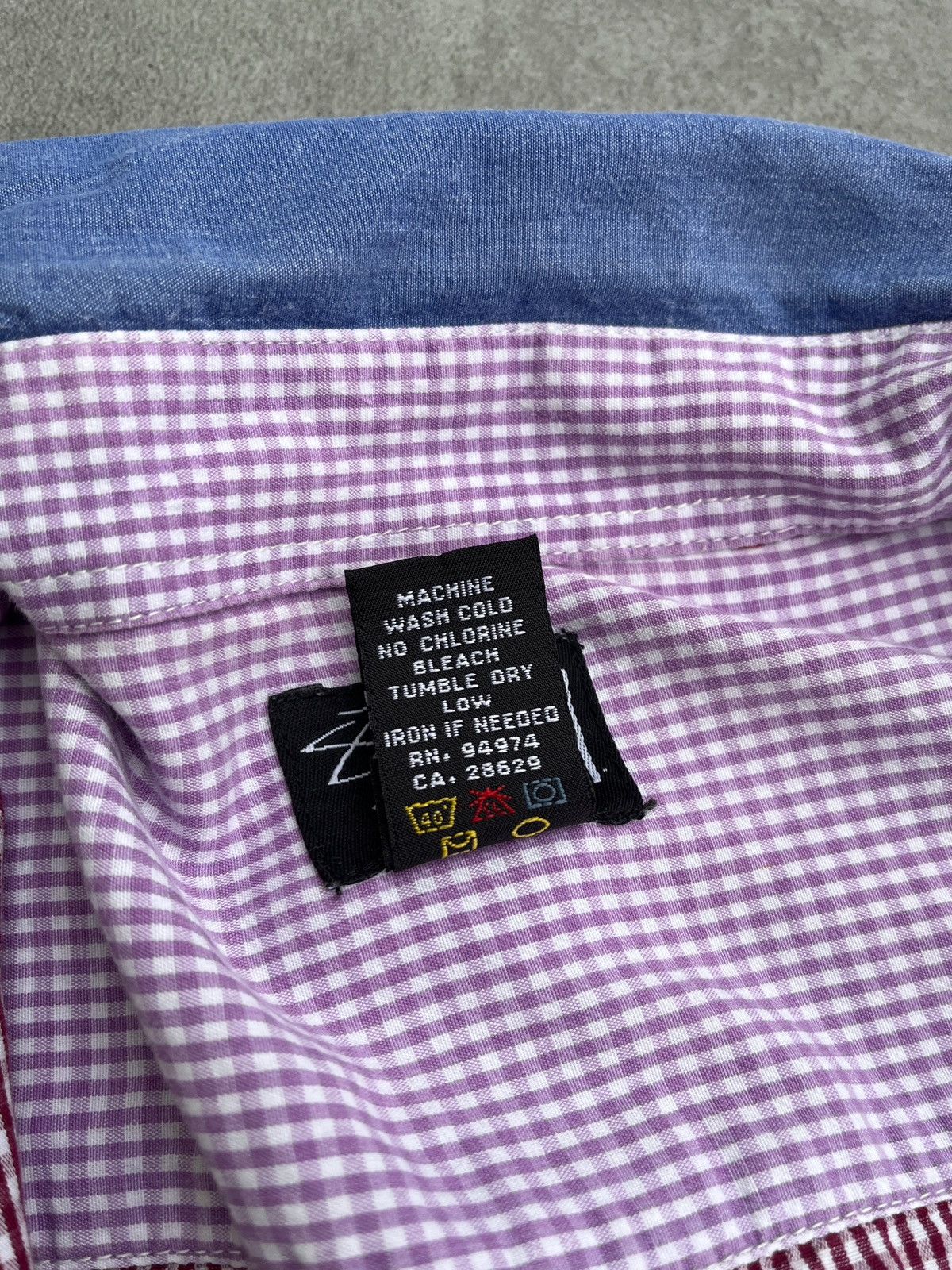Japanese Brand × Stussy 🔥❤️OLD STUSSY Vintage Buttoned Checkered Shirt Size US M / EU 48-50 / 2 - 6 Thumbnail