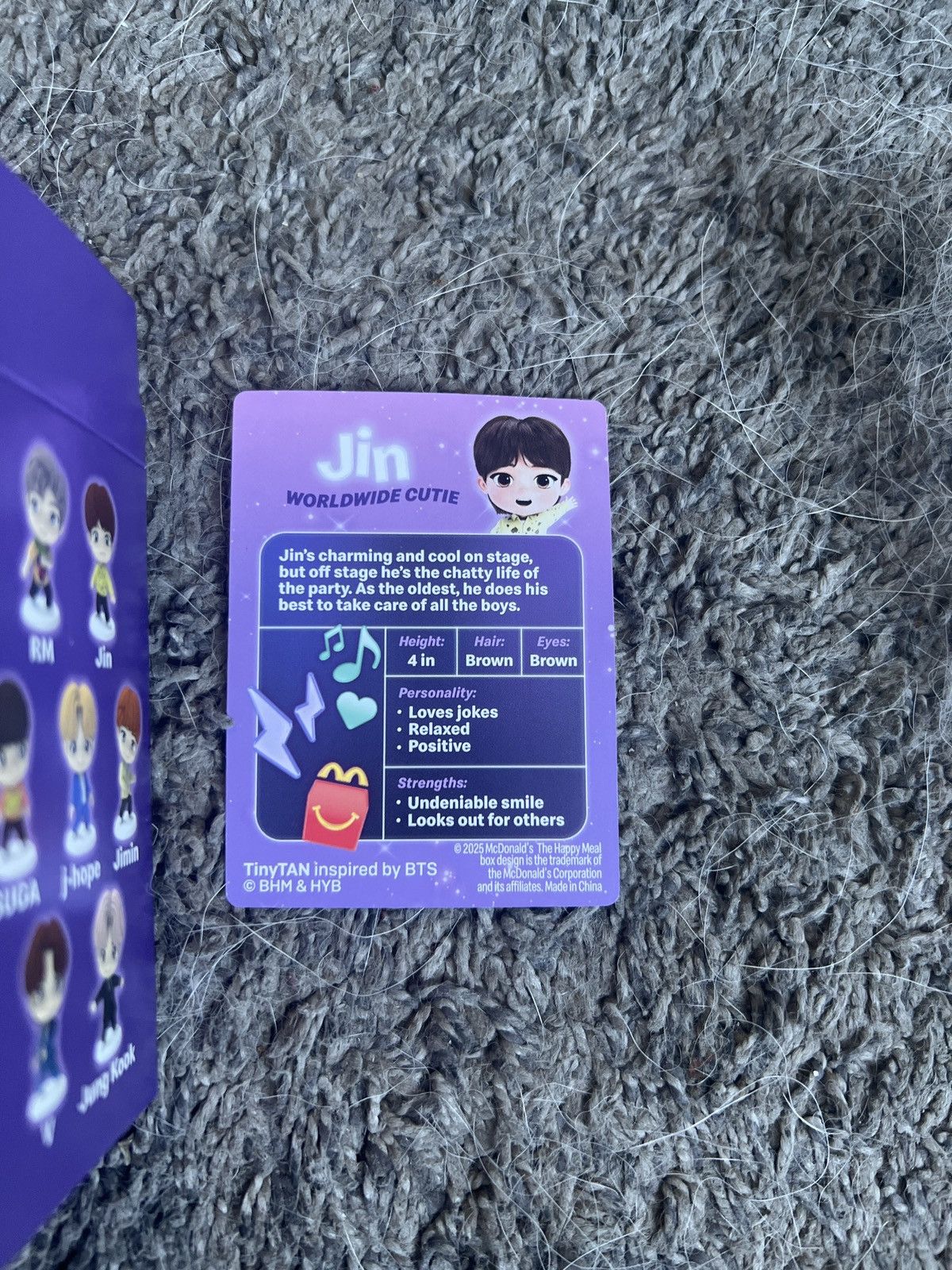 Hypebeast 2025 McDonald’s TinyTAN Jin Figure Size ONE SIZE - 6 Thumbnail