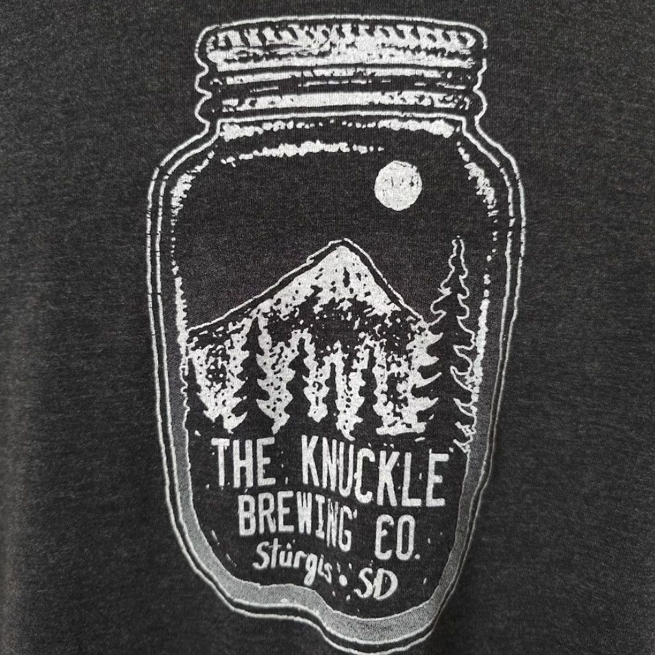 Vintage Knuckle Brewing Company T Shirt Mens Large Black Sturgis South Dakota Beer Size US L / EU 52-54 / 3 - 3 Thumbnail