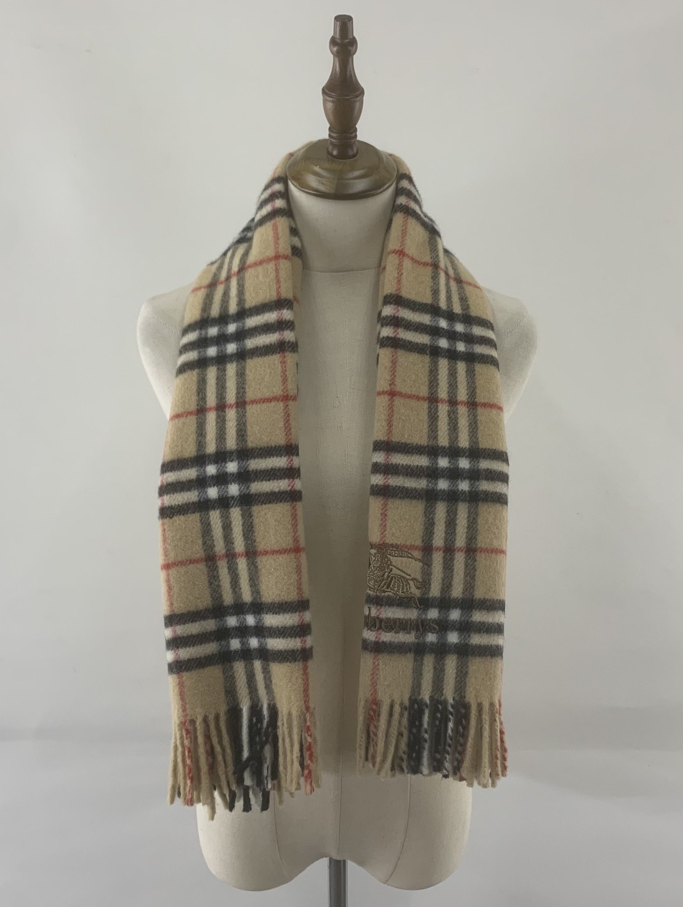 Burberry Burberry Scarf Wool Muffler Neck Wrap BL9279 Size ONE SIZE - 1 Thumbnail