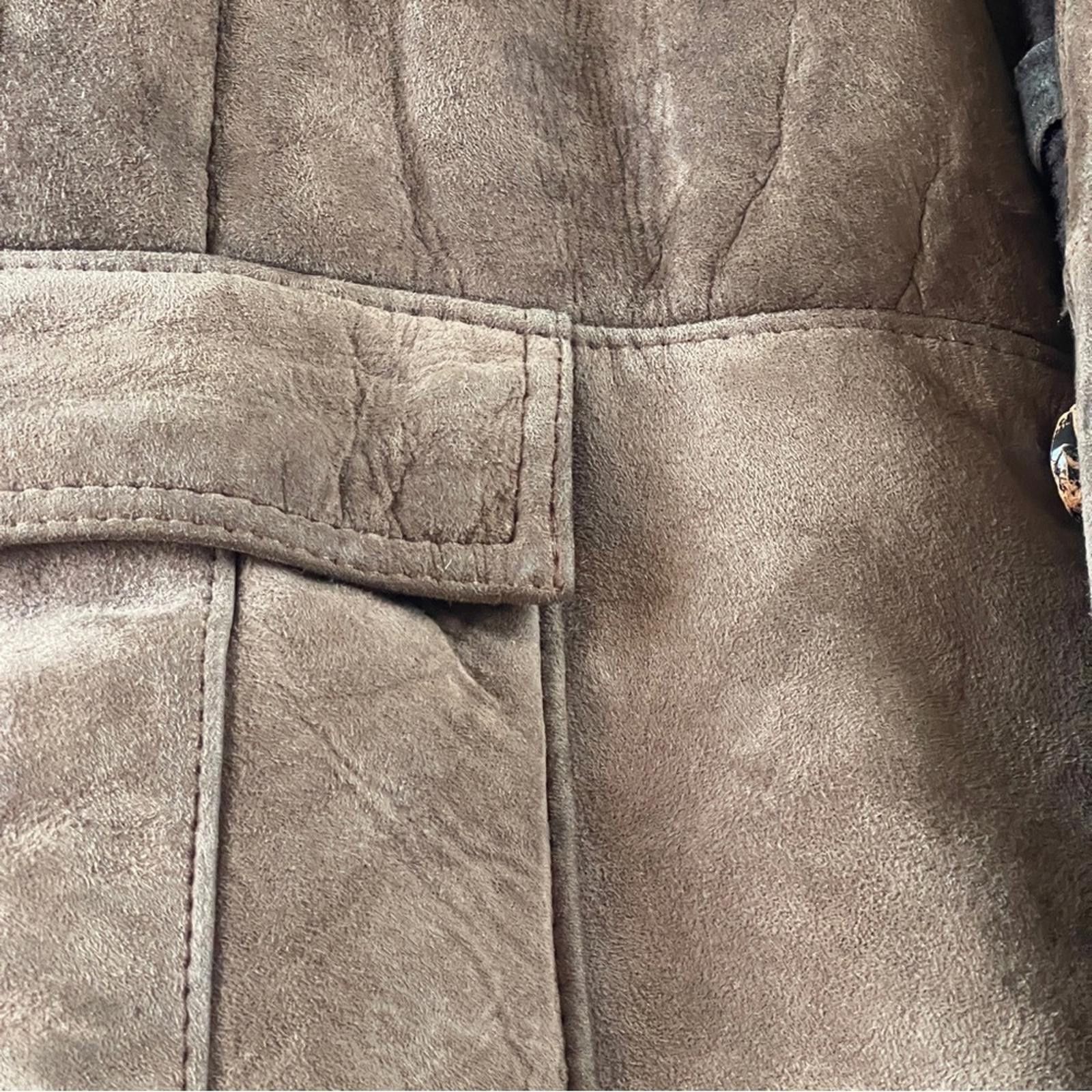 Other Texas Tanning Men's Brown Genuine Shearling Coat size 36 Size US M / EU 48-50 / 2 - 5 Thumbnail