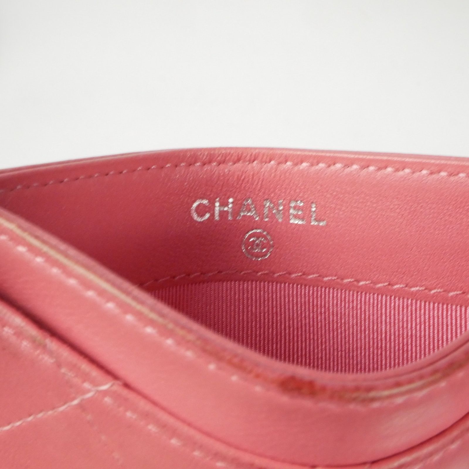 Chanel Chanel Matrasse Pink Cards Holder Size ONE SIZE - 8 Thumbnail