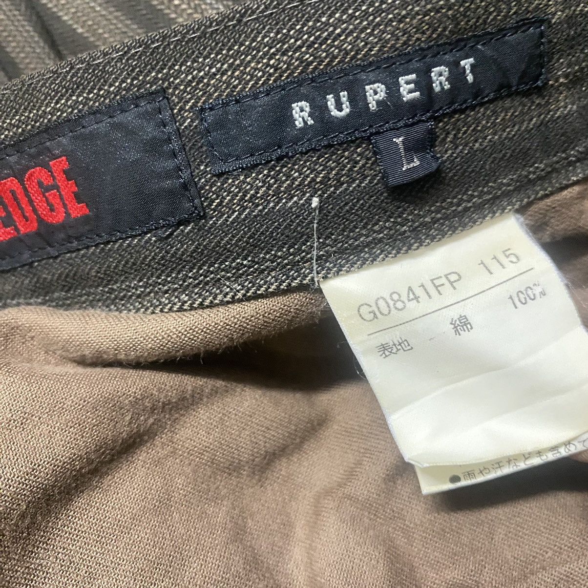 Japanese Brand RUPERT EDGE Striped Brown Flare Jeans Size US 32 / EU 48 - 16 Thumbnail