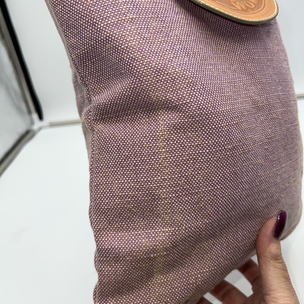 Other Hunting World Made in Italy Foldable Tote Bag Shoulder Bag Cotton Linen Blend x Leather Size ONE SIZE - 7 Thumbnail