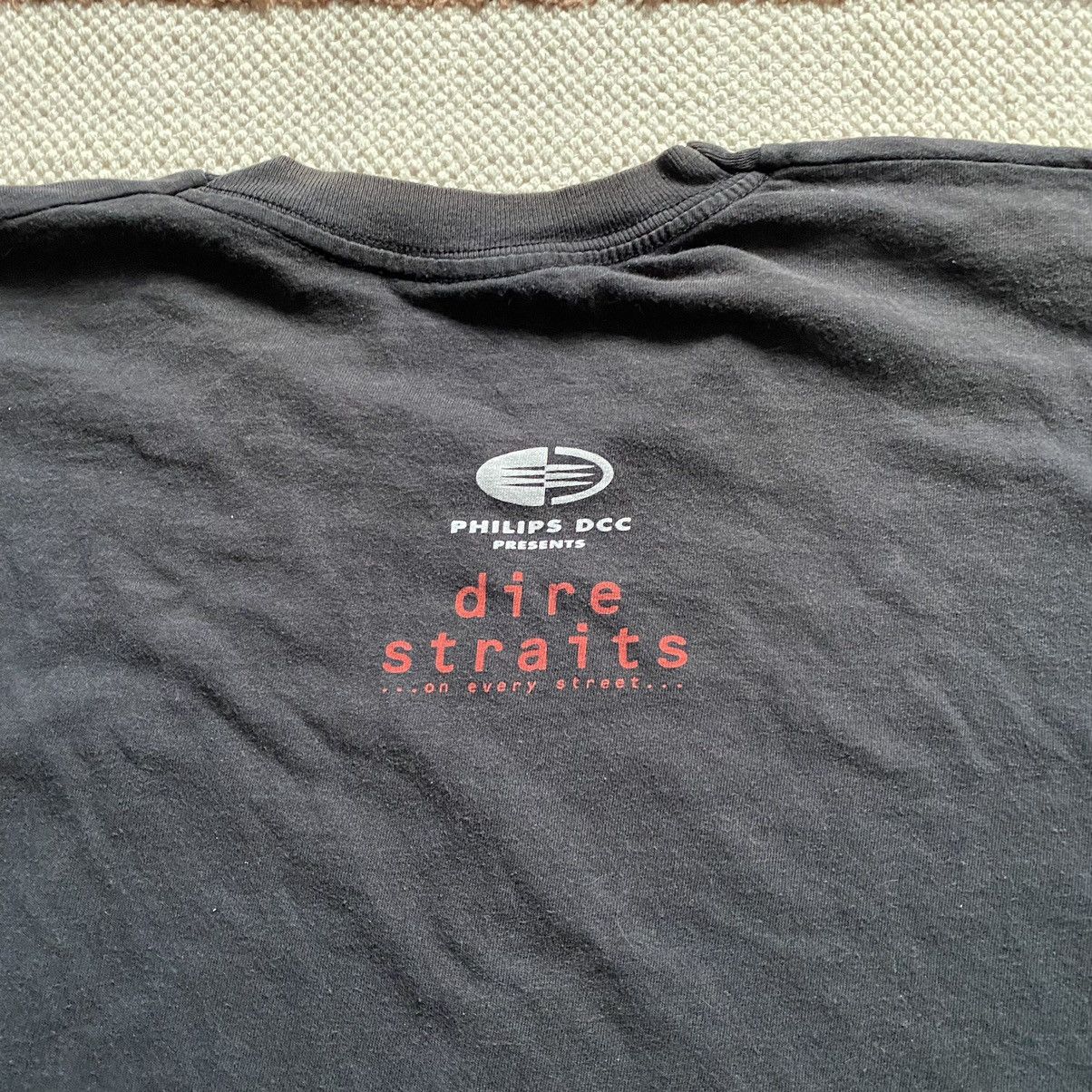Band Tees VINTAGE DIRE STRAIGHTS SUNFADED PHILIPS DCC T SHIRT Size US XL / EU 56 / 4 - 6 Thumbnail