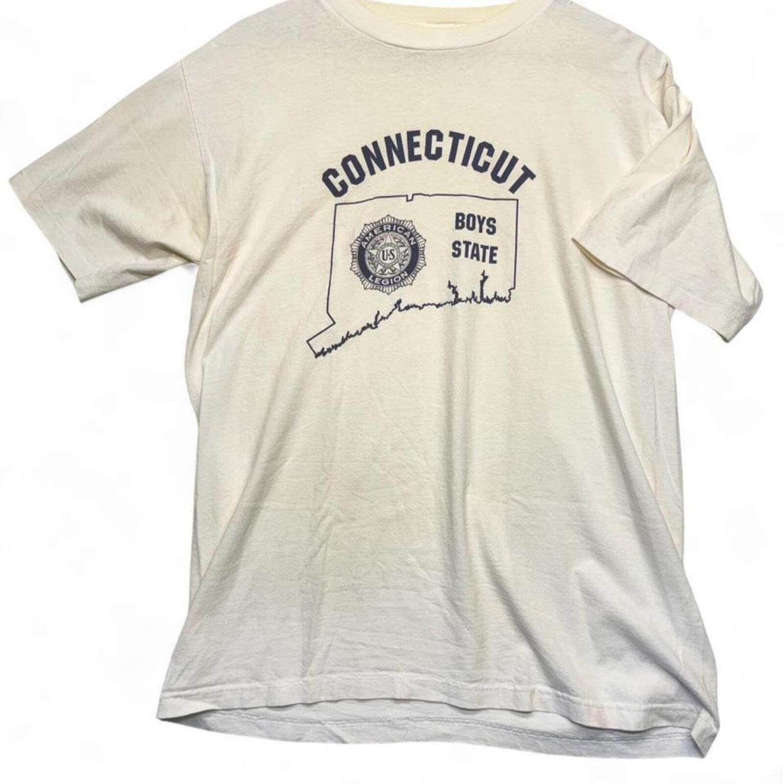Other Thrashed vintage 1980s single stitch Connecticut T-shirt Size US M / EU 48-50 / 2 - 2 Thumbnail