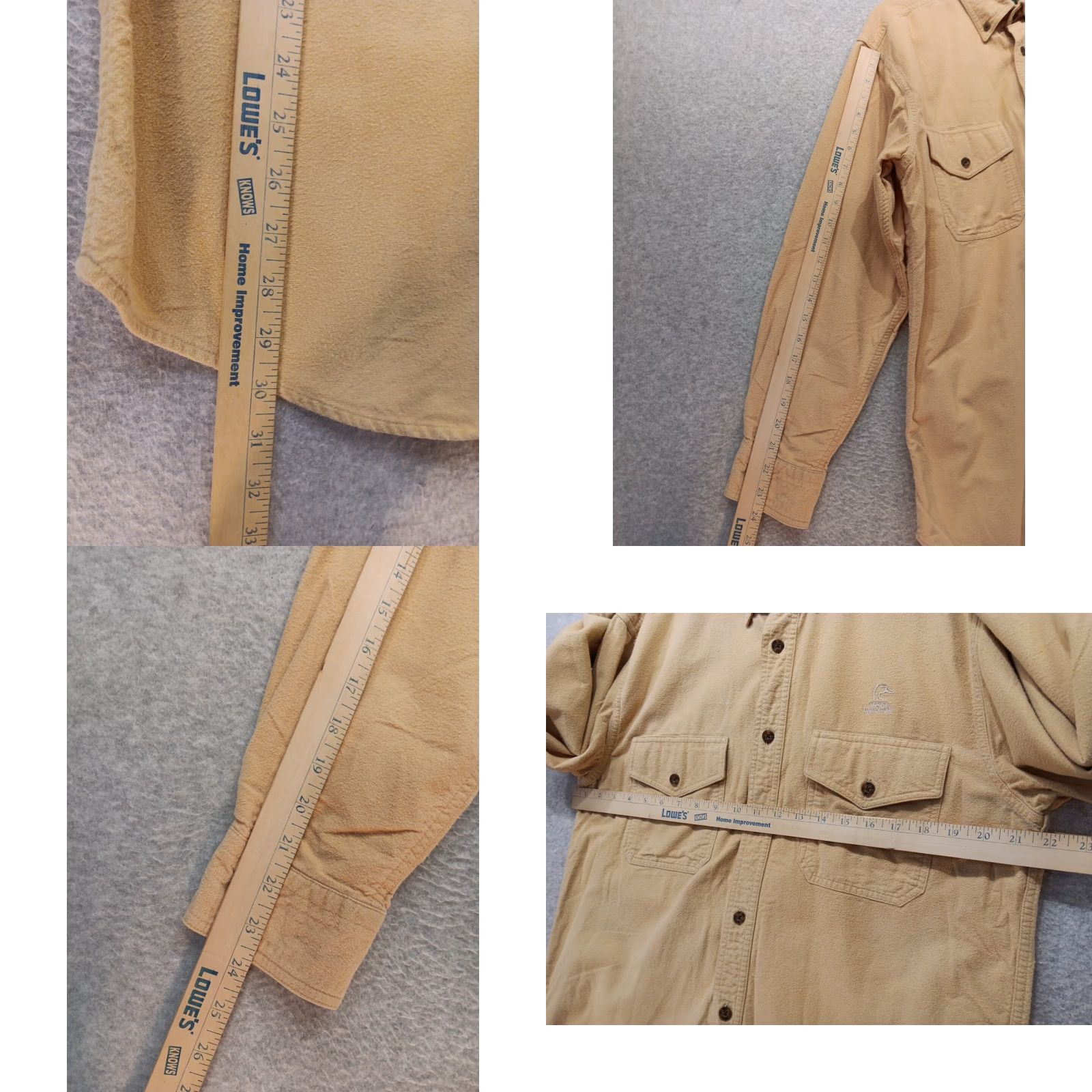 Vintage VINTAGE Woolrich Ducks Unlimited Shirt Mens M Brown Tan Long Sleeve Heavyweight Flannel Button-Up Collared Pockets outdoor Size US M / EU 48-50 / 2 - 8 Thumbnail