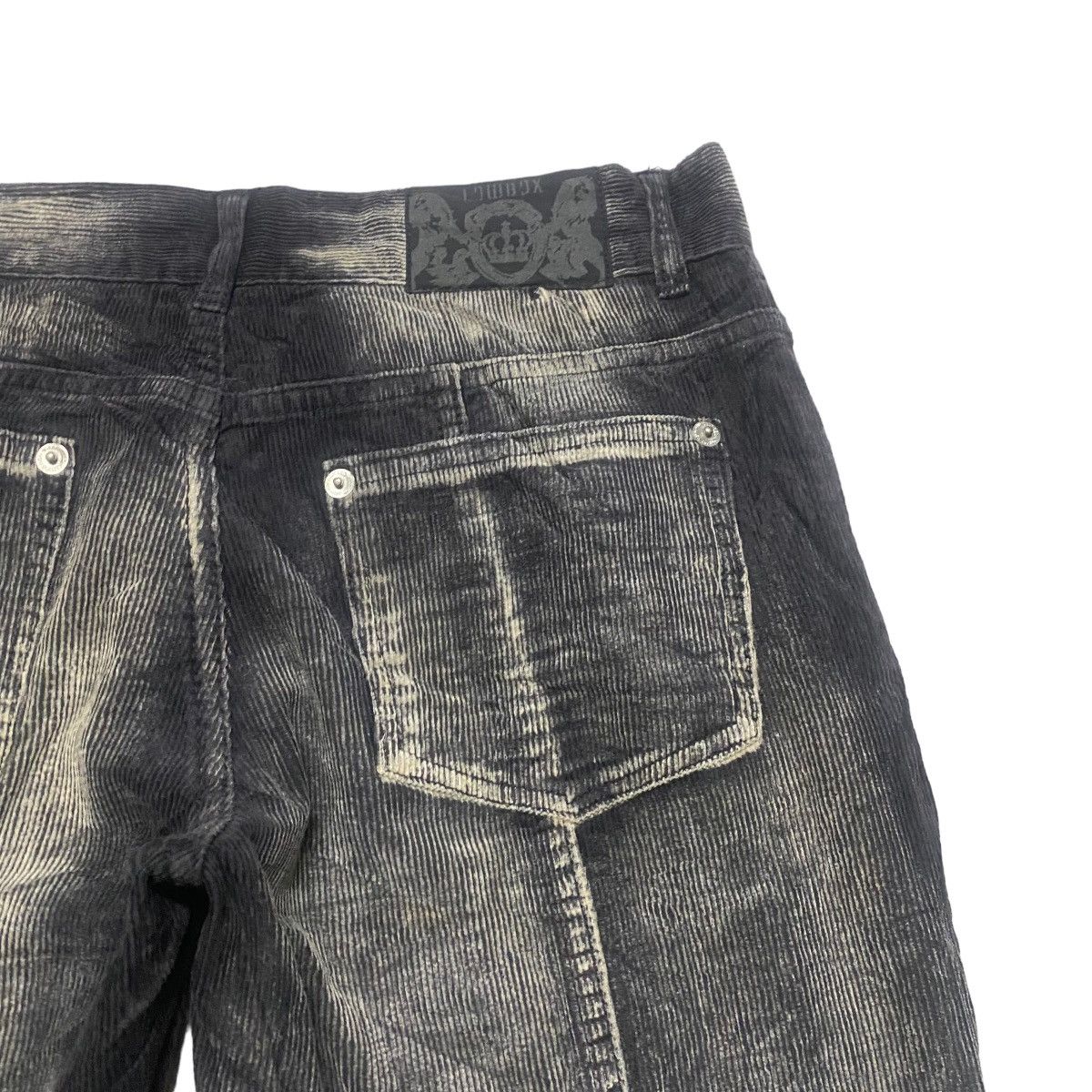 LOWBOX Japanese Brand LOWBOX Acid Wash Corduroy Flare Pants Size US 31 - 11 Thumbnail