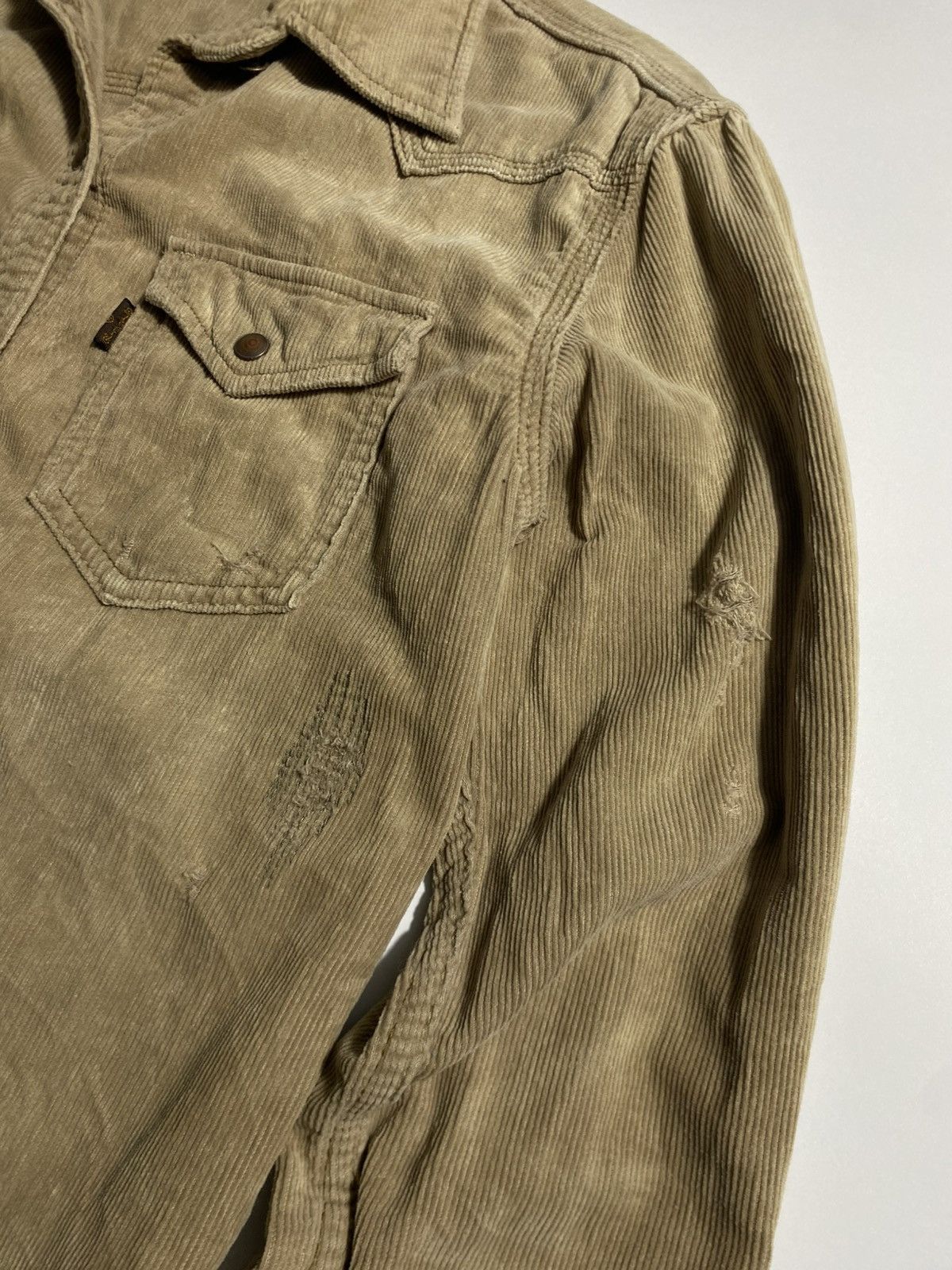 GOA GENUINE VINTAGE GOA CORDUROY DISTRESSED SNAP BUTTON L/S Size US S / EU 44-46 / 1 - 3 Thumbnail