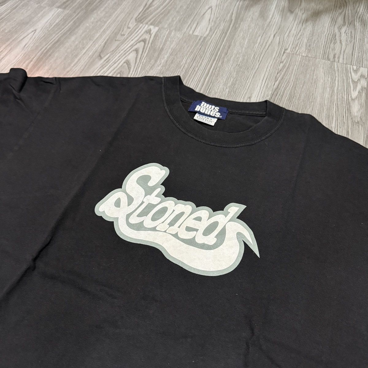 Japanese Brand × Vintage vtg OG Nuts and Bones Stoned Tshirts Size US XL / EU 56 / 4 - 2 Thumbnail