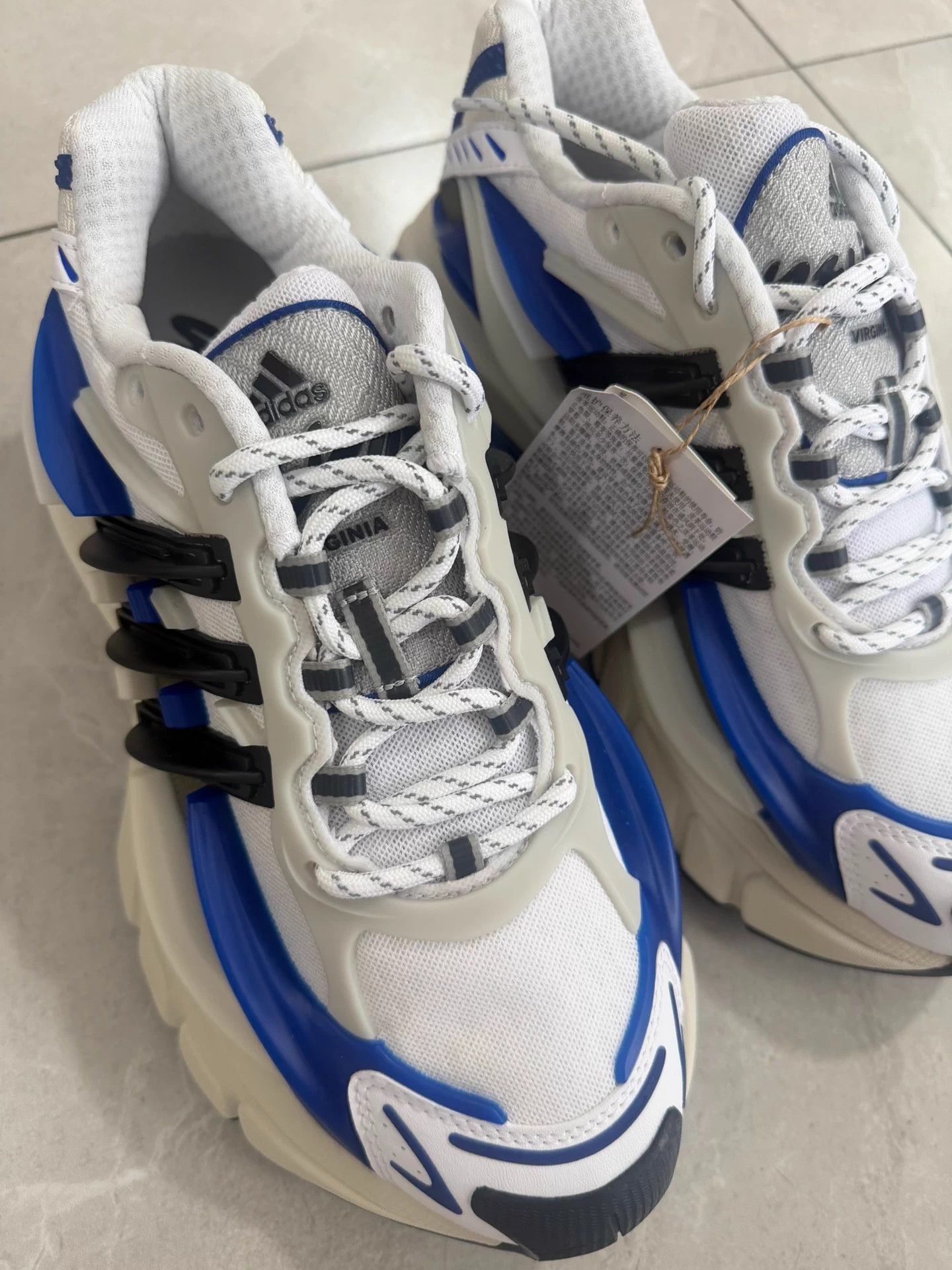 Adidas adidas x PW Adistar Jellyfish VIRGINIA Dad Shoe White Blue Size US 9 / EU 42 - 8 Thumbnail