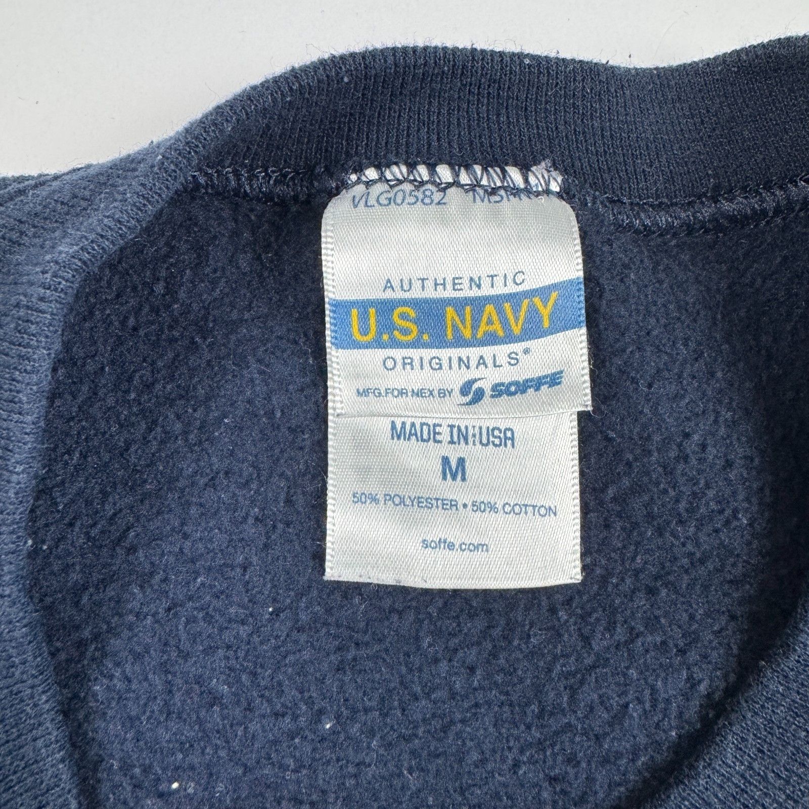 Vintage US Navy Soffe Made in USA Sweatshirt Navy M USMC Size US M / EU 48-50 / 2 - 4 Thumbnail