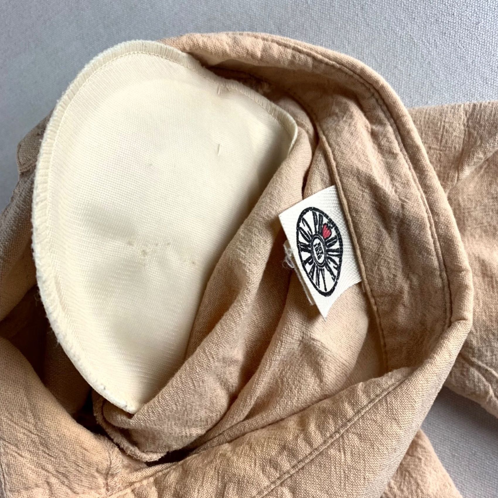 Vintage VINTAGE PRODUCE COMPANY Button Up Shirt Womens Regular Small Beige Shoulder Pads Grandma Core Size M / US 6-8 / IT 42-44 - 5 Thumbnail
