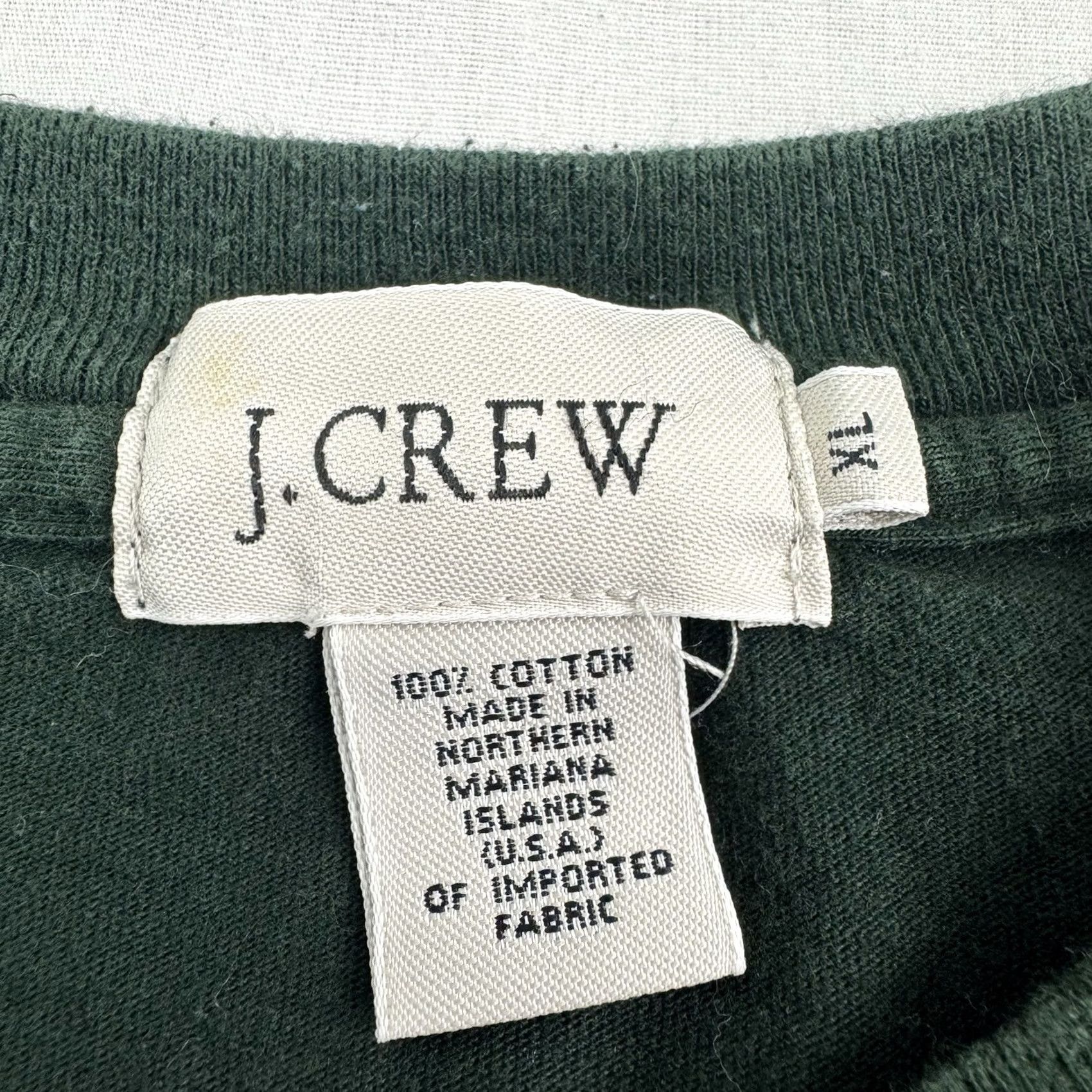 J.Crew VINTAGE J.CREW Long Sleeve Shirt Adult XL Striped Green Cotton Hipster 90s Y2K Mens Size US XL / EU 56 / 4 - 3 Thumbnail