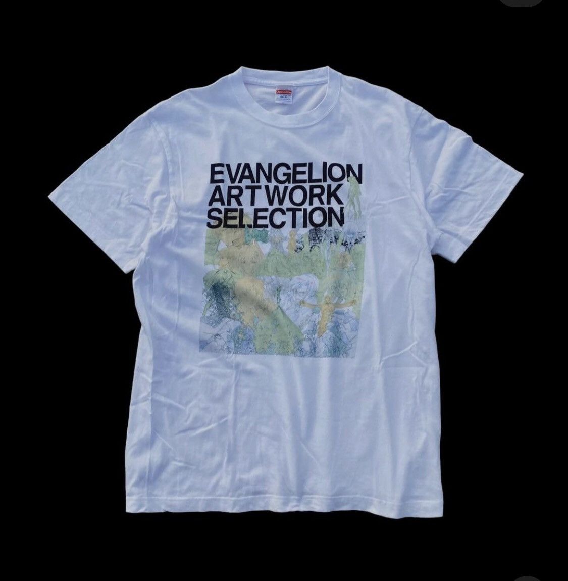 Anime × Vintage OFFICIAL MERCHINDISE KAOS ANIME EVANGELION ART WORK Size US XL / EU 56 / 4 - 1 Thumbnail