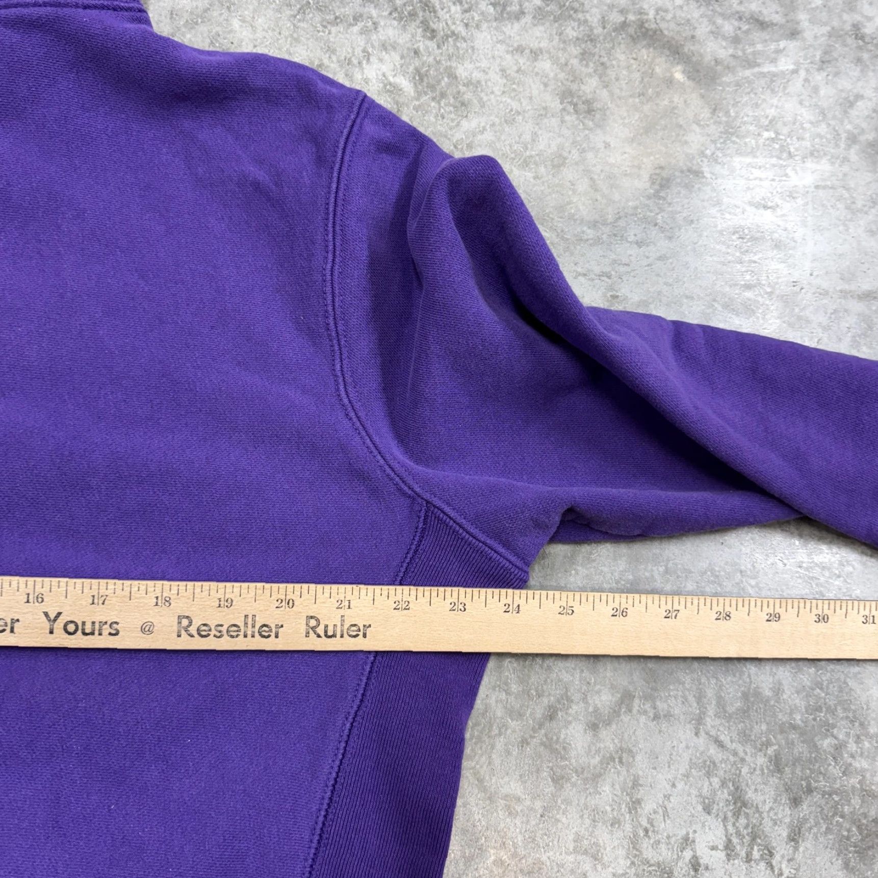 Champion Champion Hoodie Mens Medium Purple Reverse Weave Graphic Pullover Sweatshirt Size US M / EU 48-50 / 2 - 5 Thumbnail