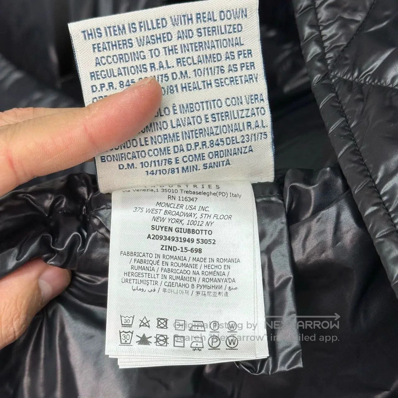 Moncler moncler suyen side logo down jacket. Size S / US 4 / IT 40 - 4 Thumbnail
