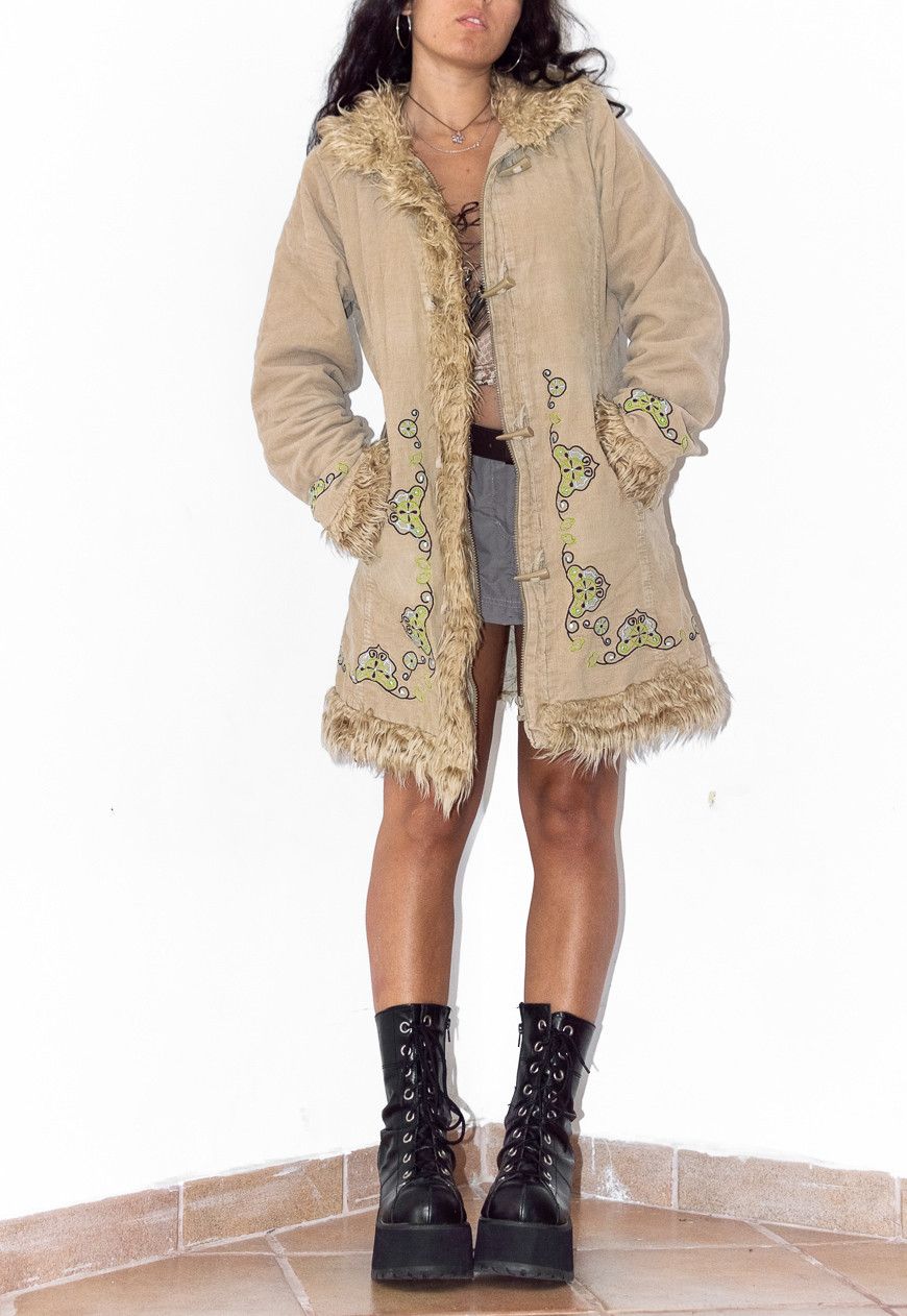 Vintage Vintage Abstract Embroidery Penny Lane Jacket Size L / US 10 / IT 46 - 1 Thumbnail