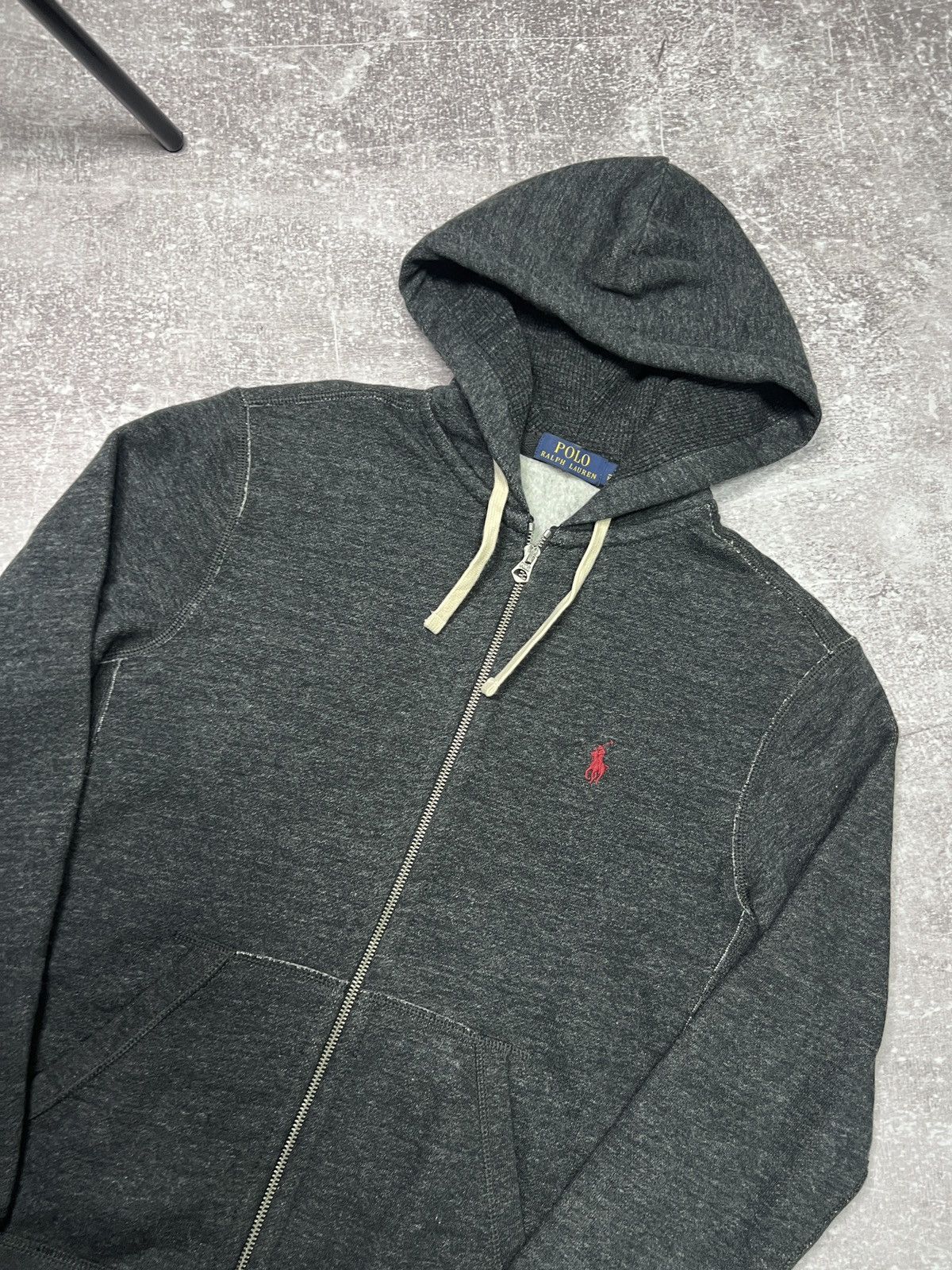 Polo Ralph Lauren Vintage Y2K Polo Ralph Lauren Zip Up Hoodie Red Pony Logo Size US XS / EU 42 / 0 - 2 Thumbnail
