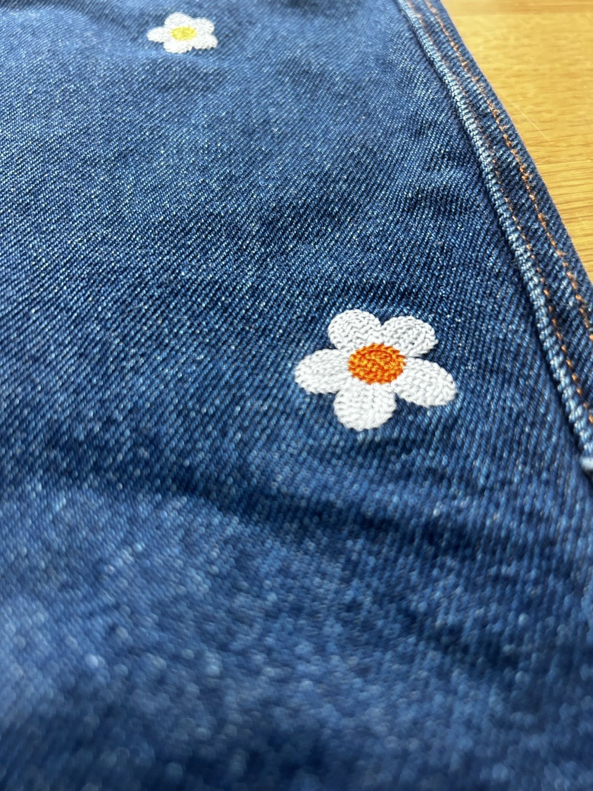 Ronin Division Ronin Division flower embroidery baggy denim F/W23 Size US 32 / EU 48 - 7 Thumbnail