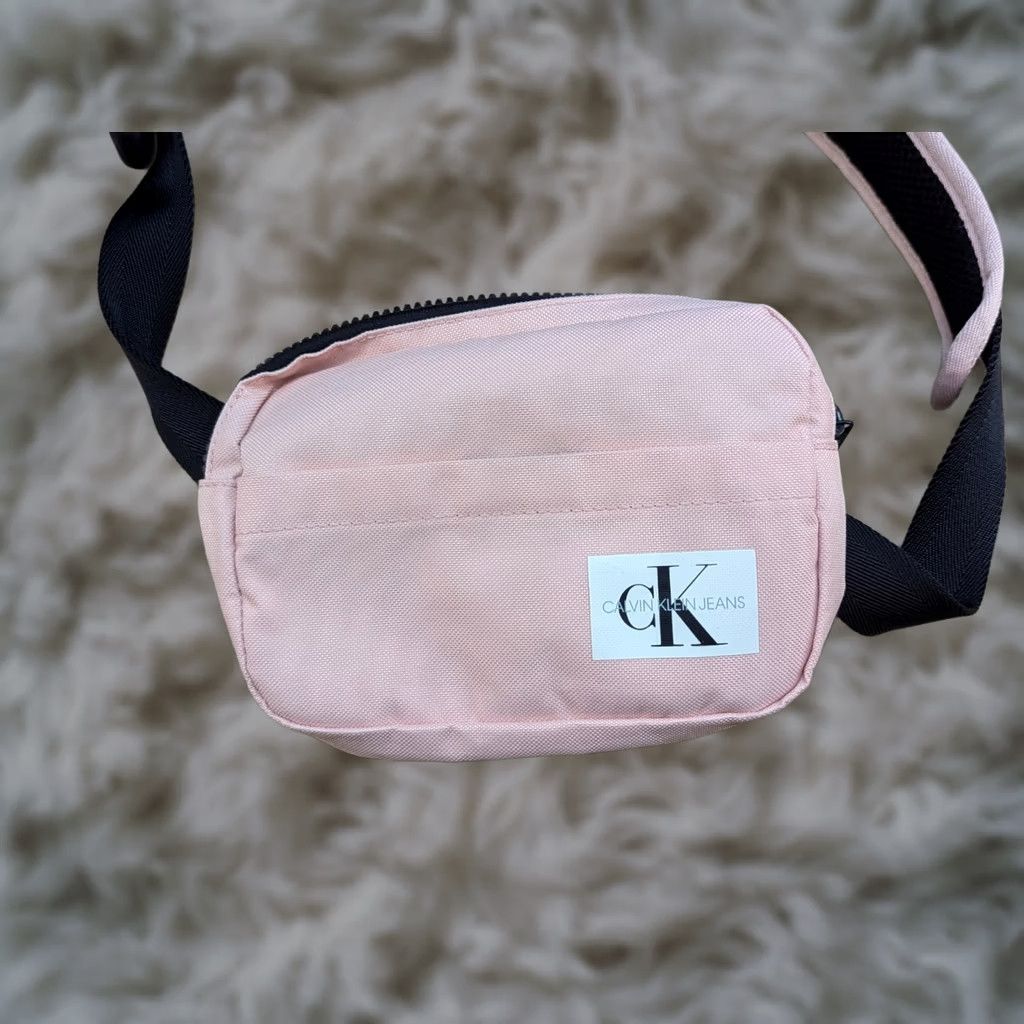 Calvin Klein Calvin Klein Belt Bag Pink Monogram Fanny Waistbag Womens Ladies CK Size ONE SIZE - 1 Thumbnail