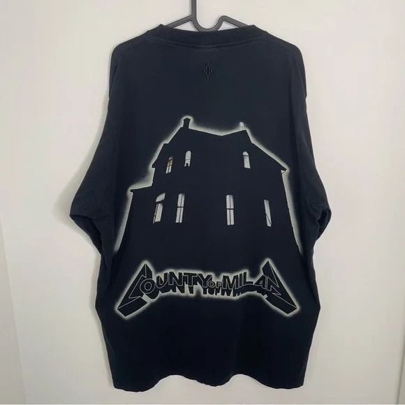 Marcelo Burlon Marcelo Burlon County of Milan Ghost House LS T-Shirt M Size US M / EU 48-50 / 2 - 5 Thumbnail