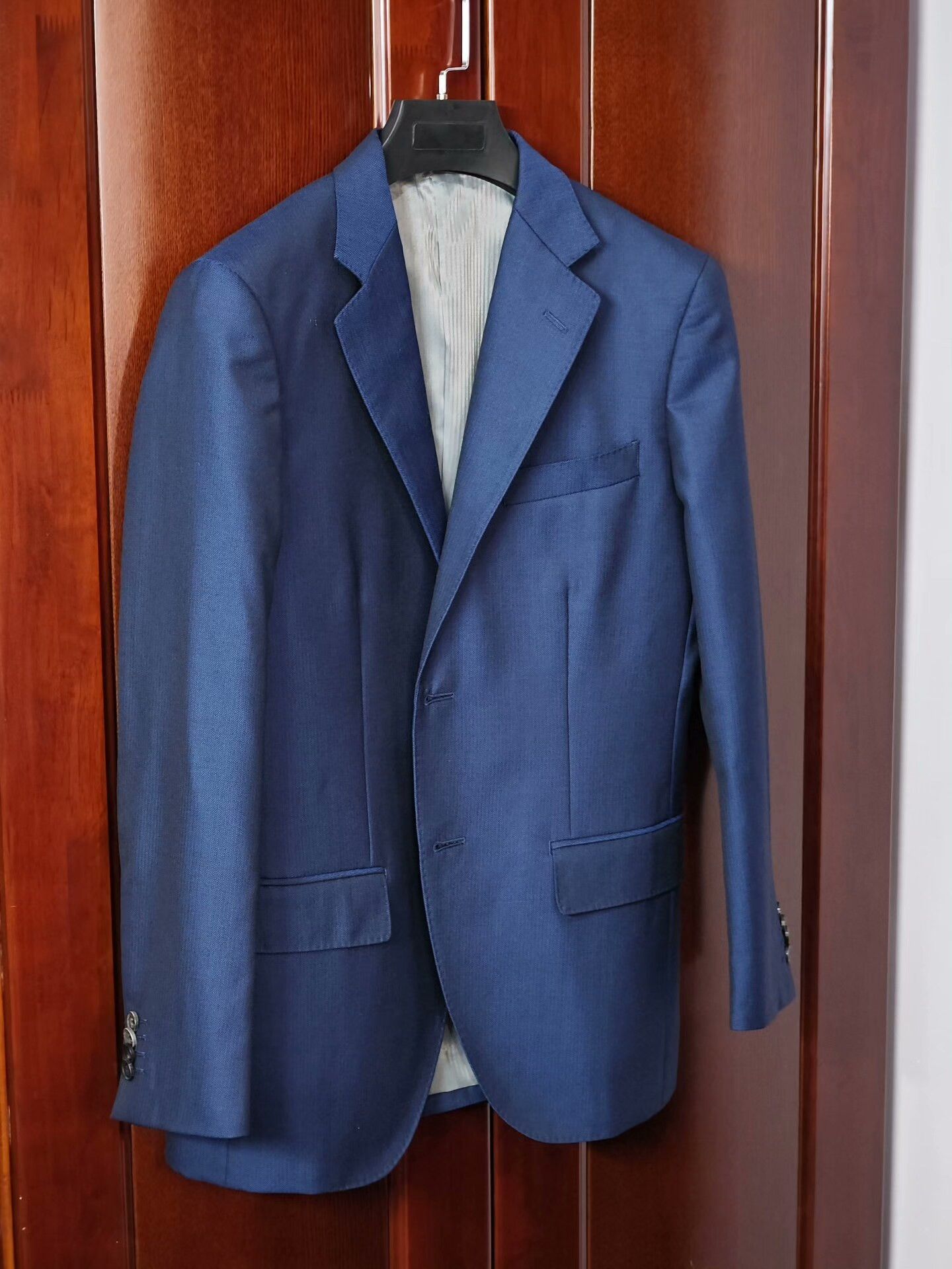 SCABAL Custom Blue Wool Suit Jacket Size US S / EU 44-46 / 1 - 1 Thumbnail