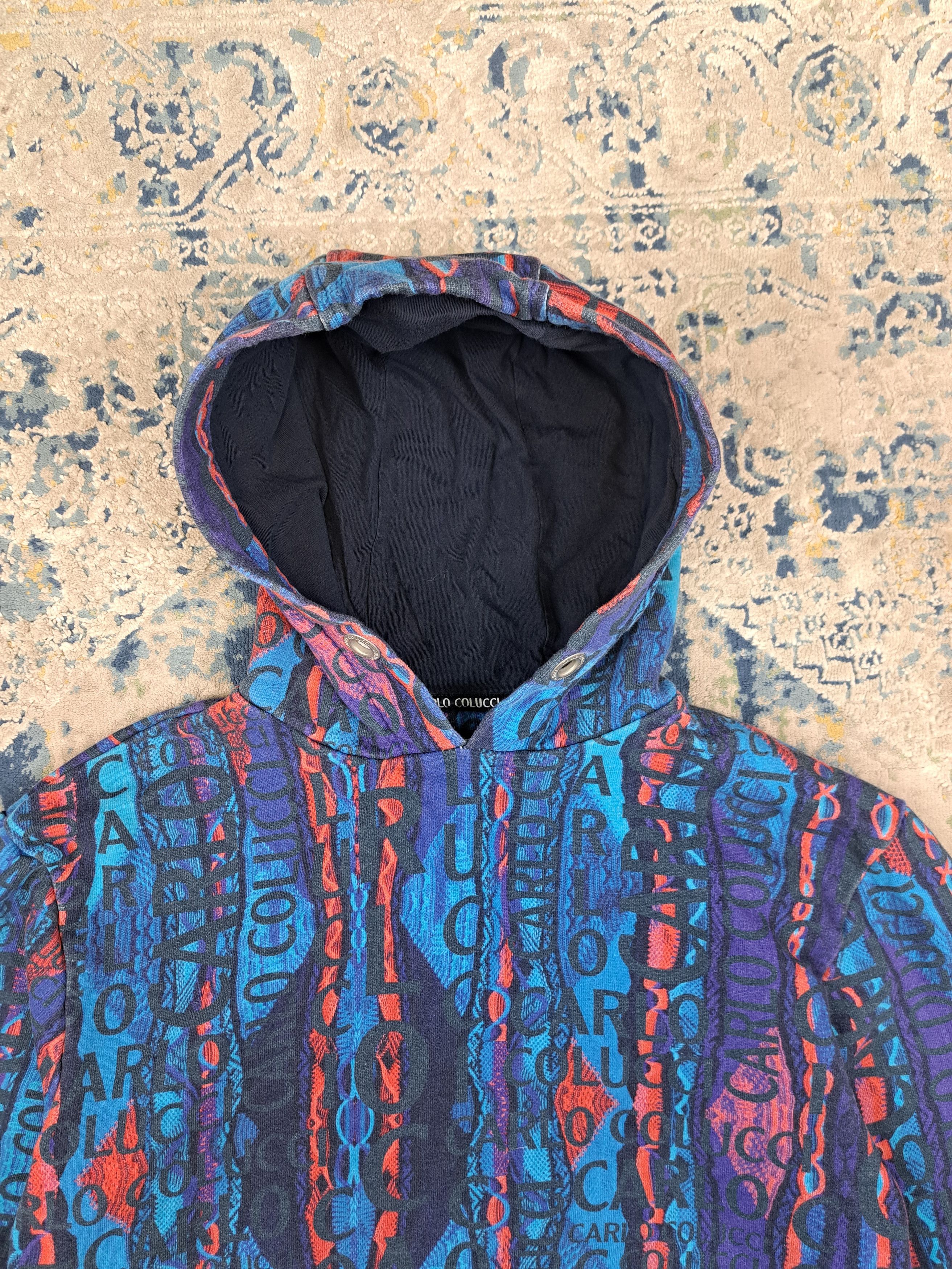 Carlo Colucci Carlo Colucci Multicolor Hoodie Coogi Style Avant Garde Size US M / EU 48-50 / 2 - 4 Thumbnail